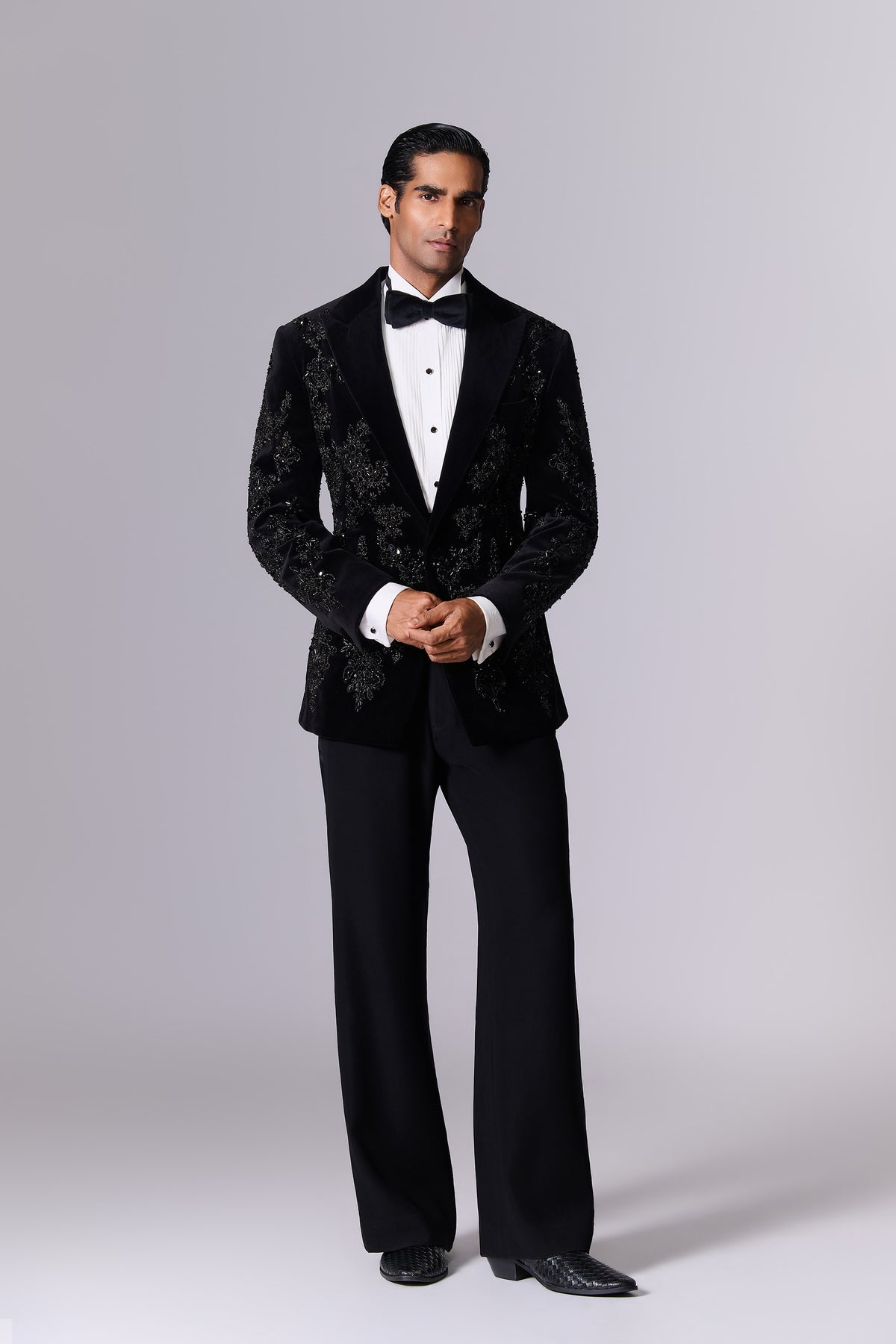 Obsidian Black Velvet Formal Set