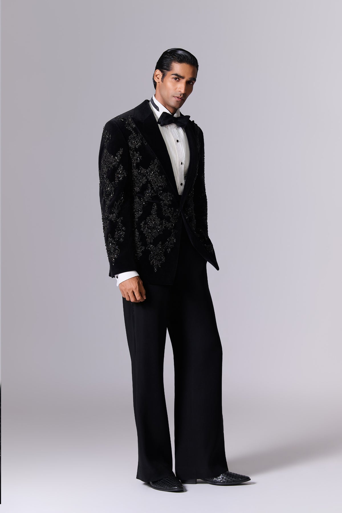Obsidian Black Velvet Formal Set
