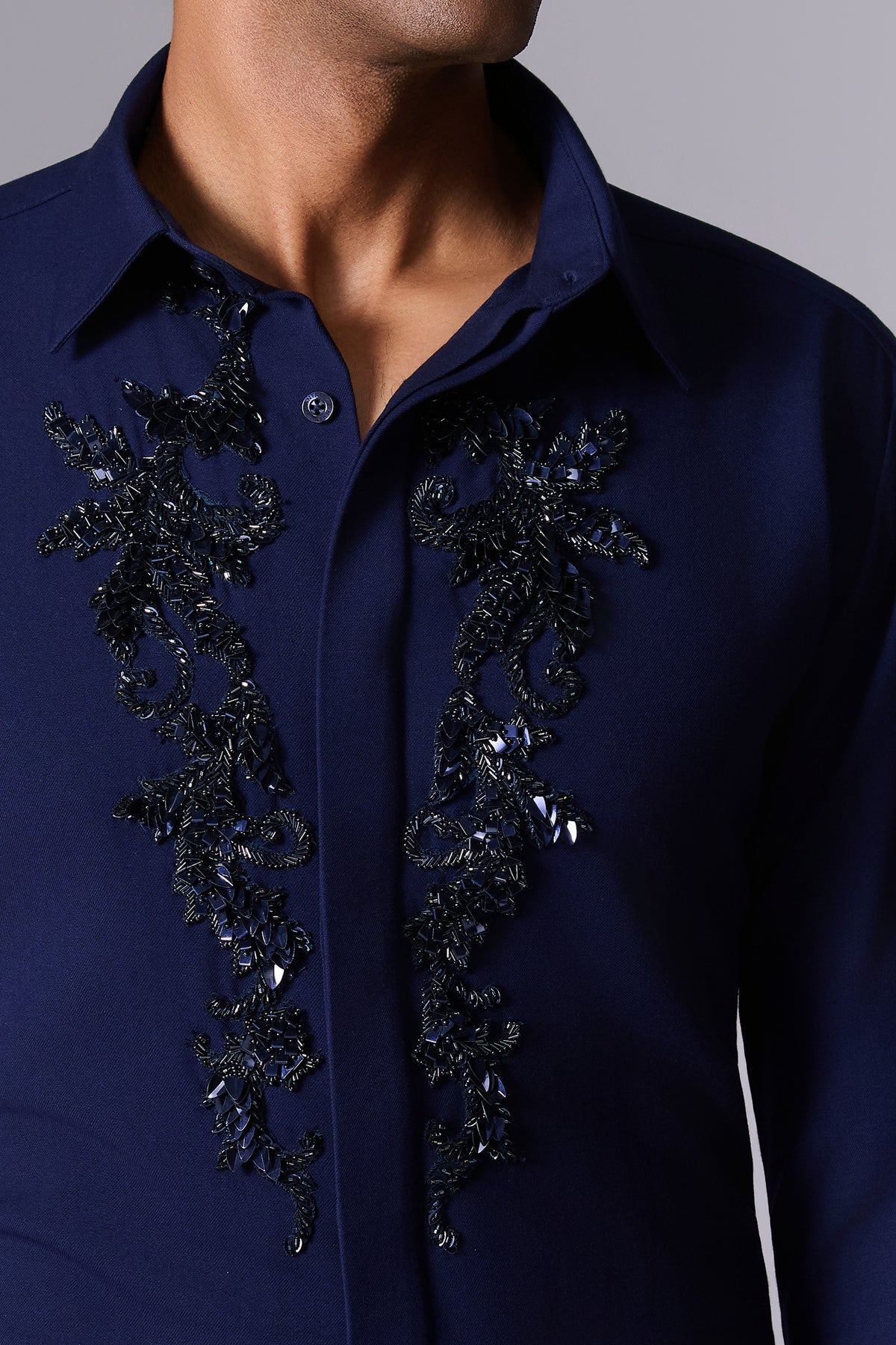 MIDNIGHT BLUE COCKTAIL SHIRT