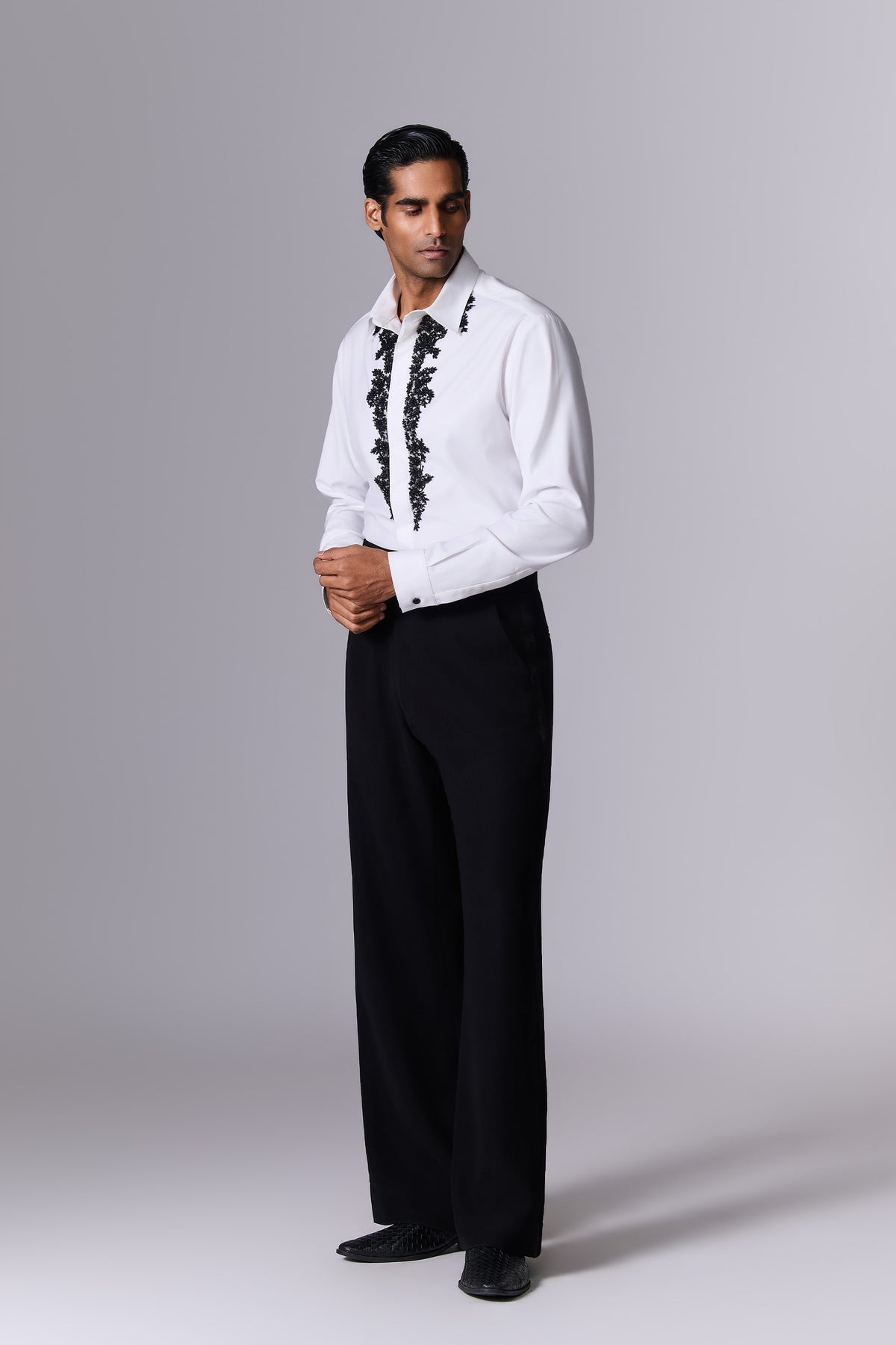 Ivory Tailored Cocktail Shirt