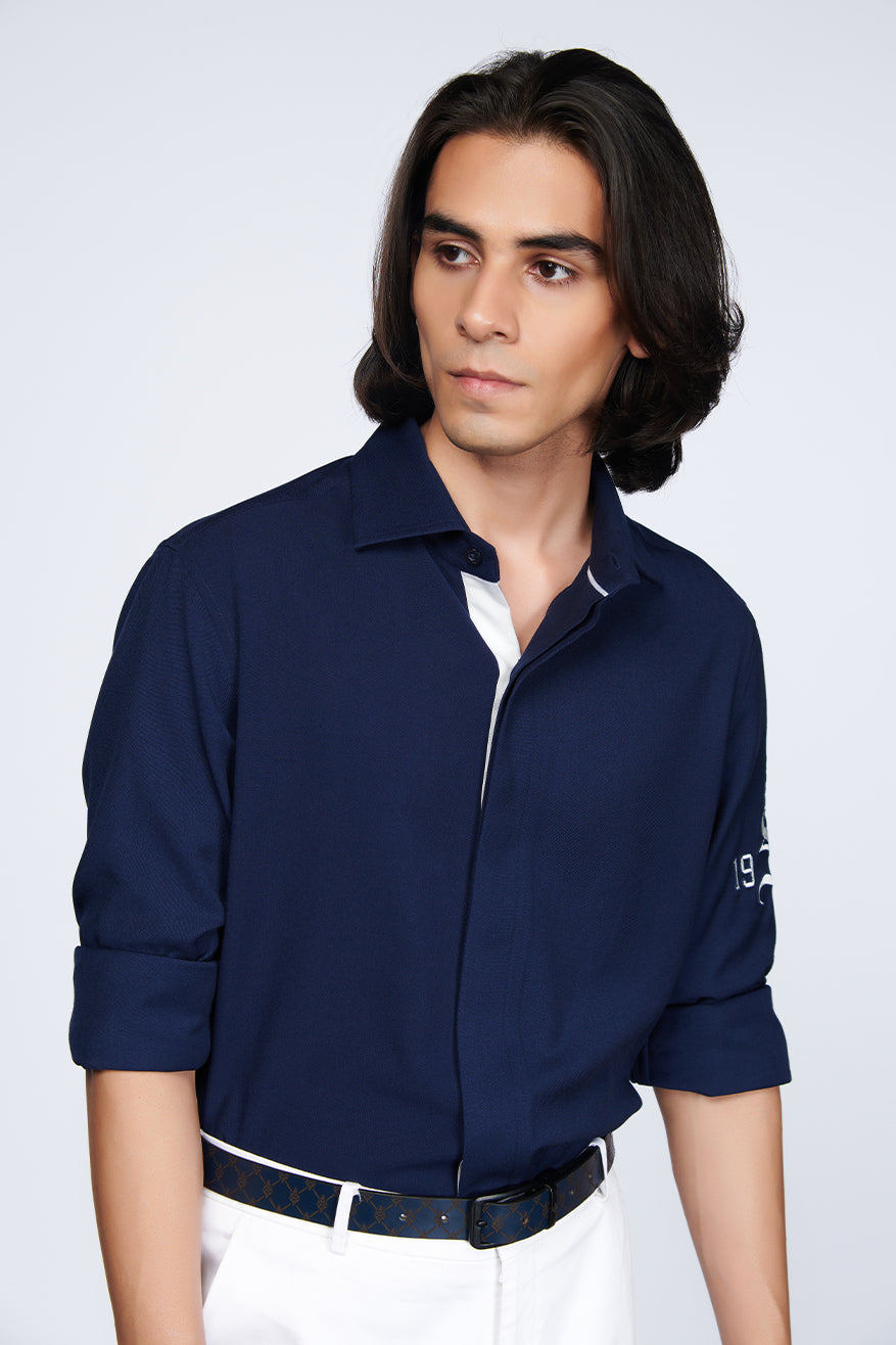 SNCC Formal Navy Shirt