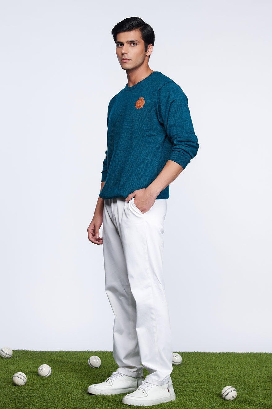 Crested Teal Sweater