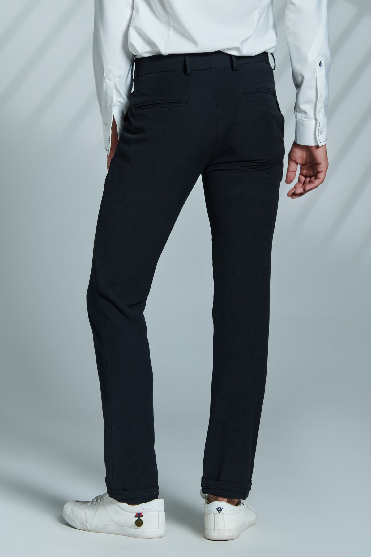 Classic Black Trousers with Adamas