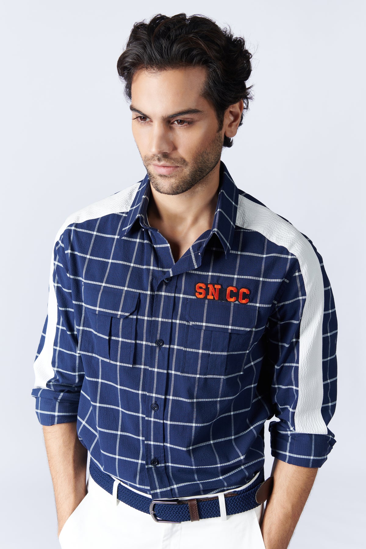 SNCC Check Shirt with Engraved Panel