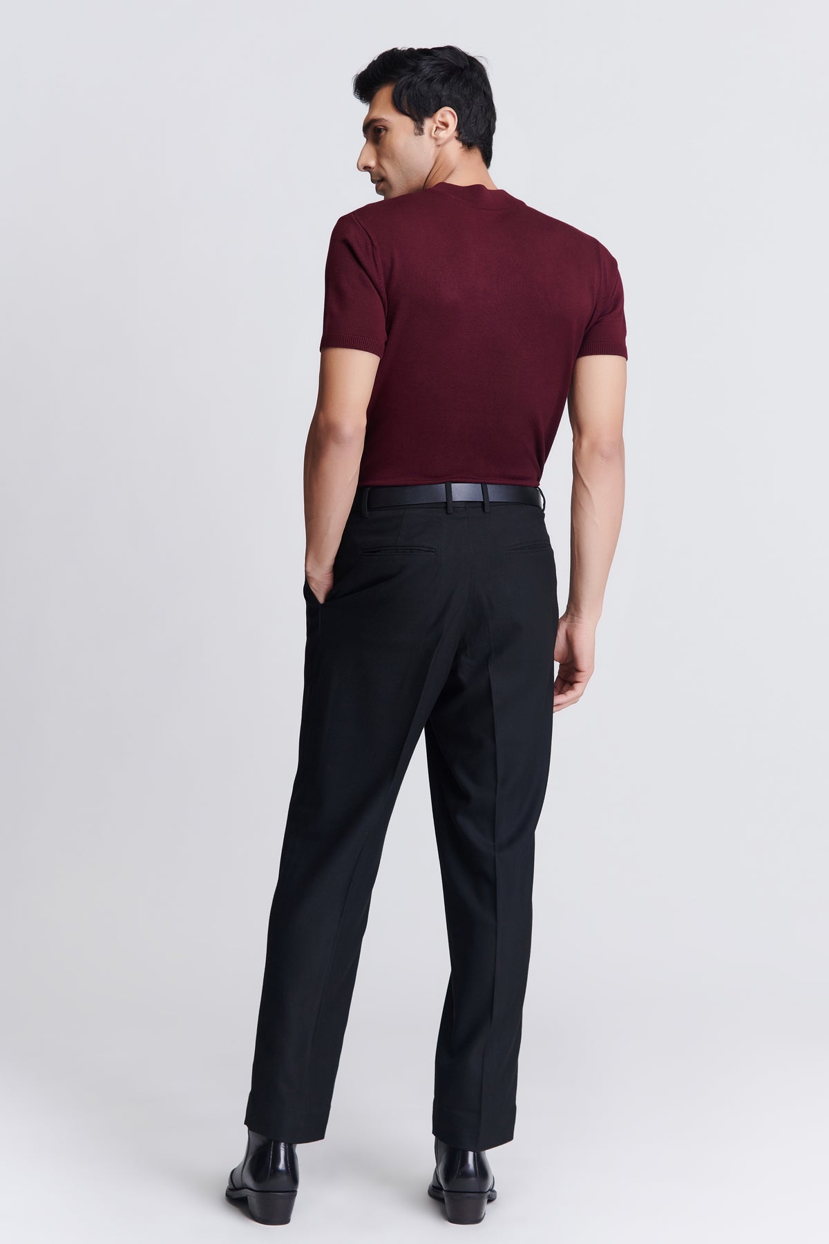 Plum Knit T-Shirt