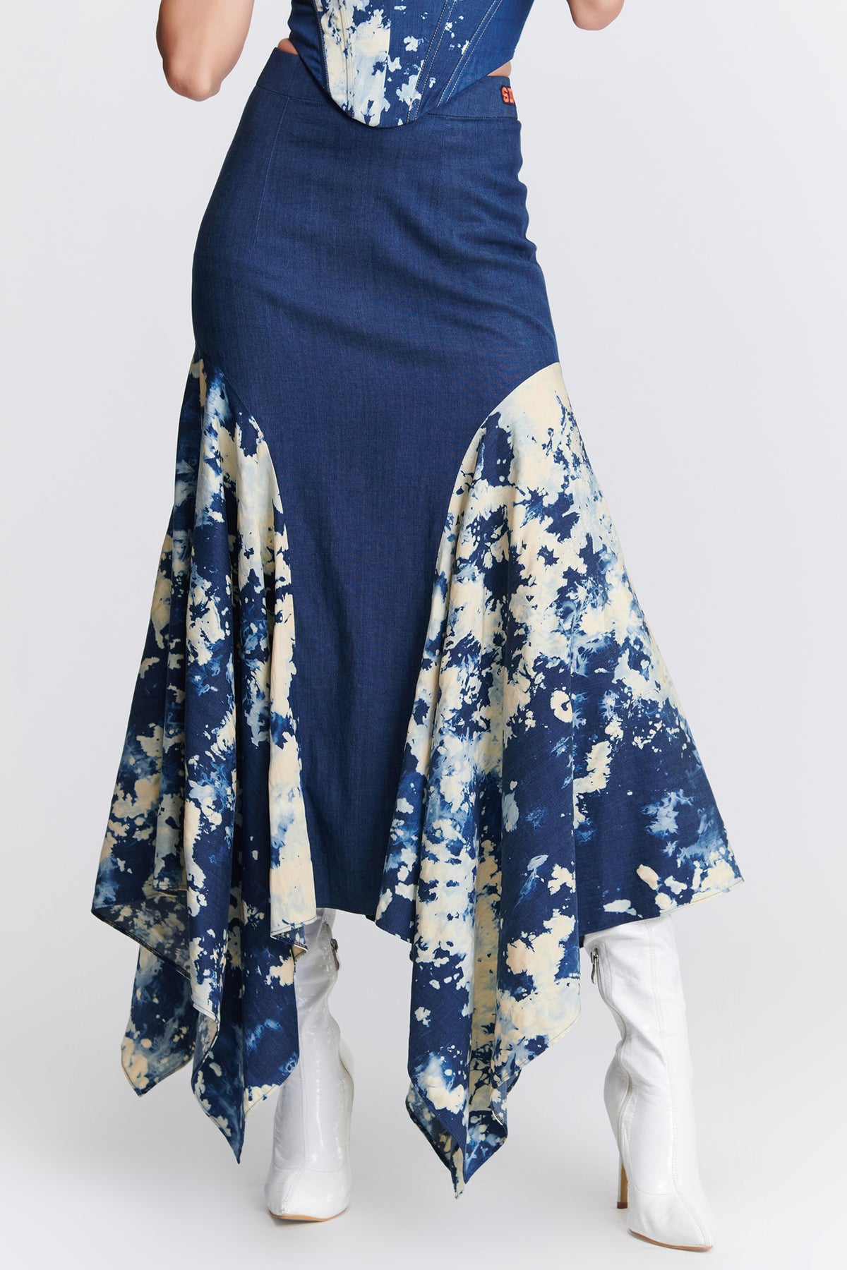 SNCC Demin Flared Skirt