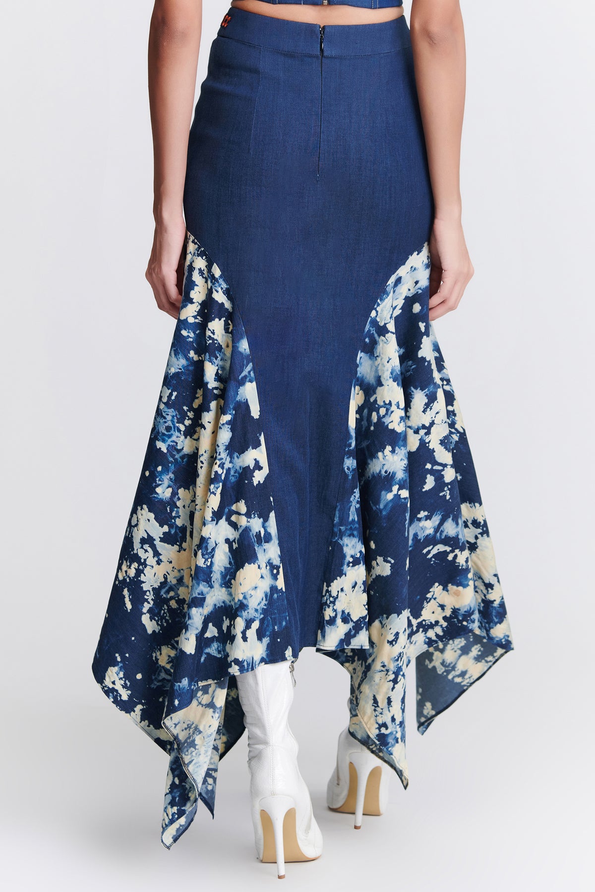 SNCC Demin Flared Skirt