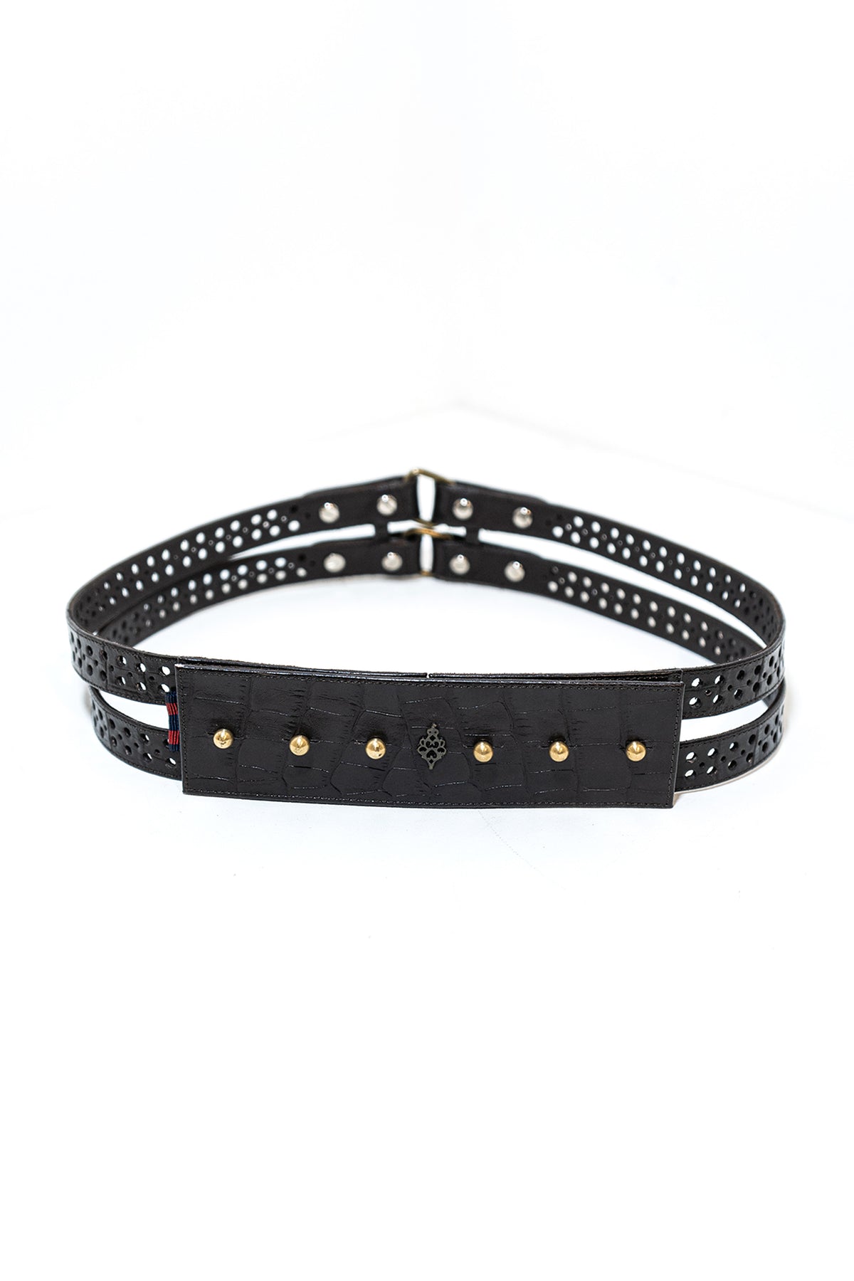 Black Double Layer Belt
