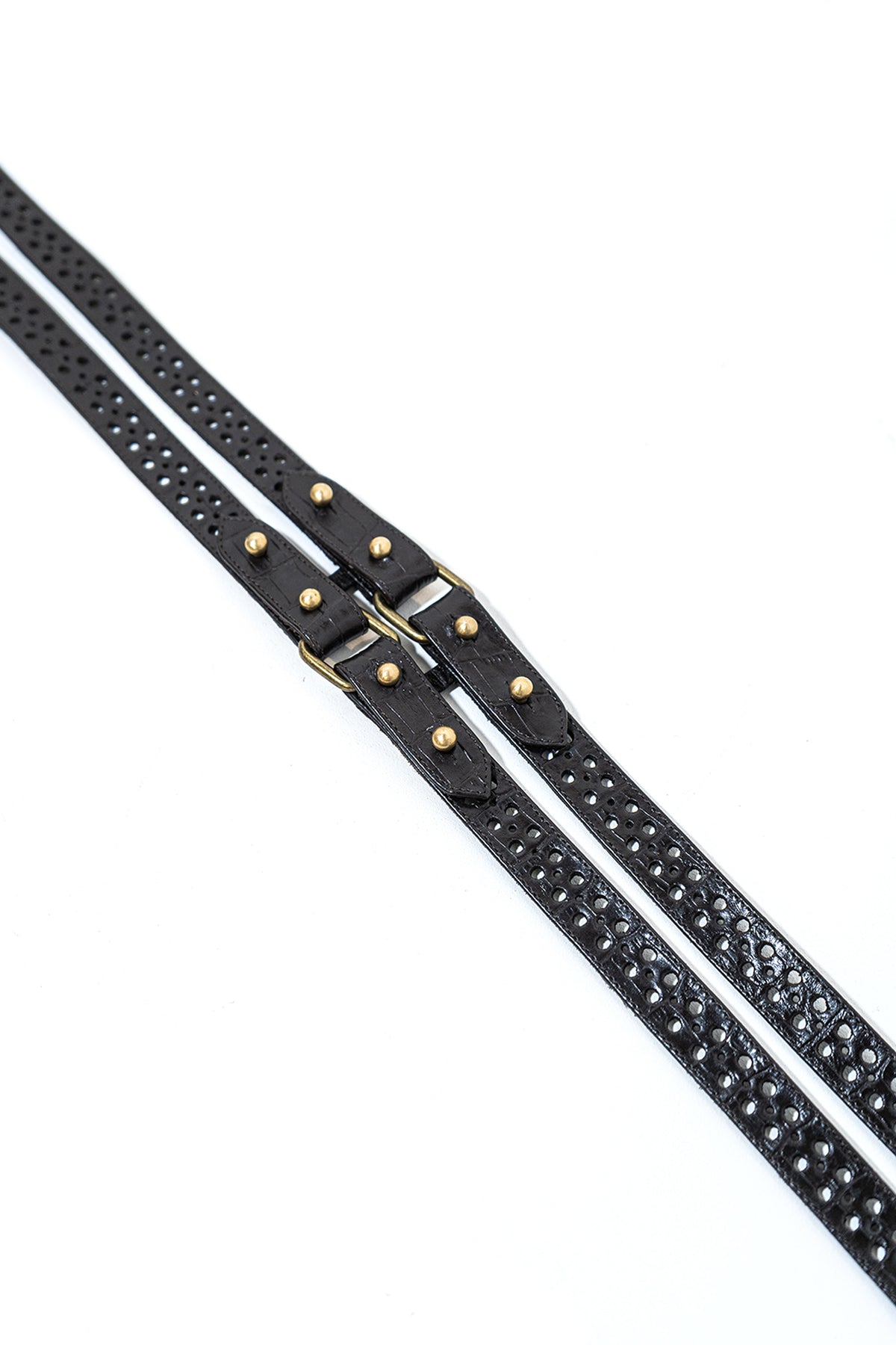 Black Double Layer Belt