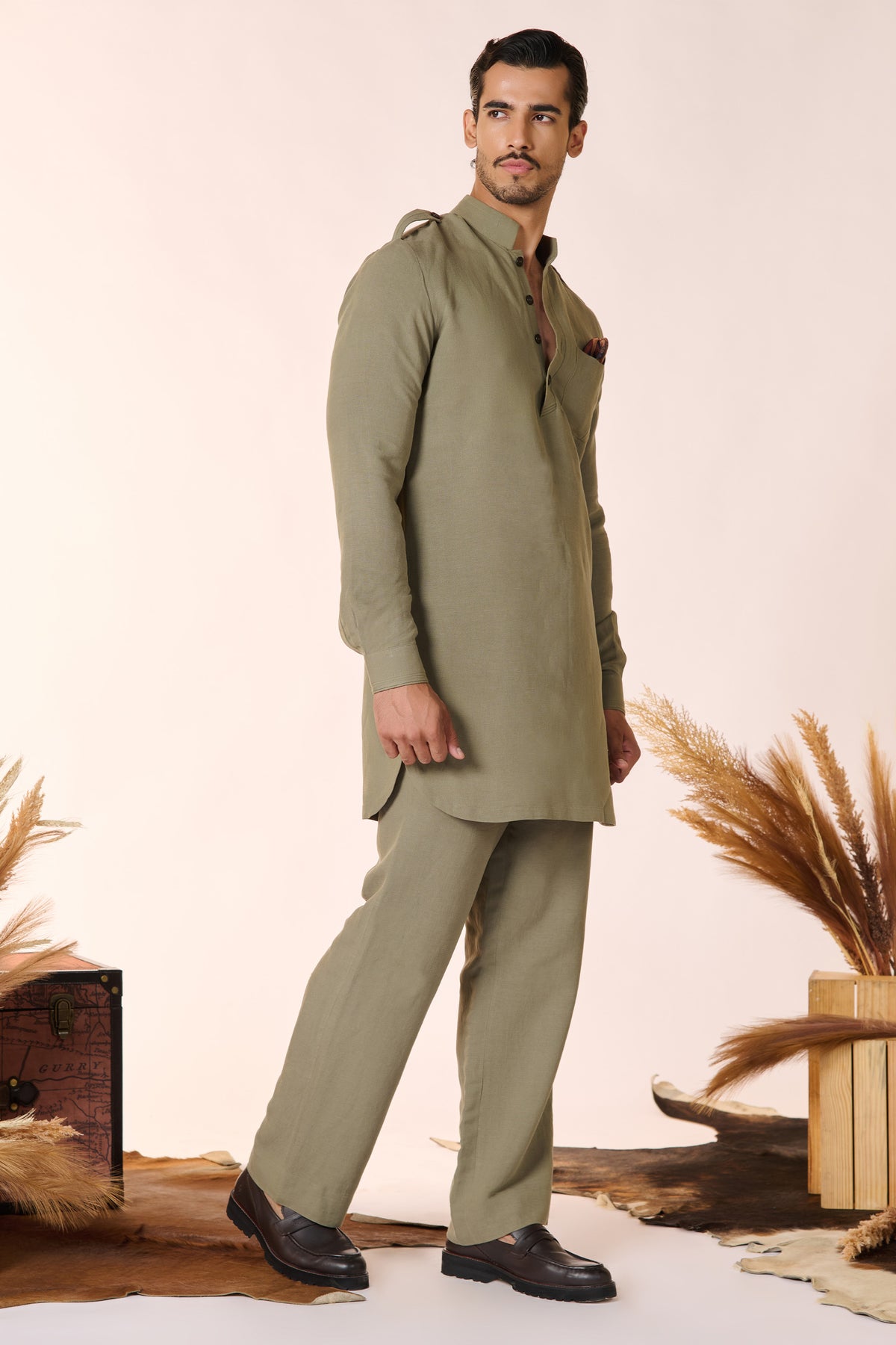 Sage Slim Fit Kurta
