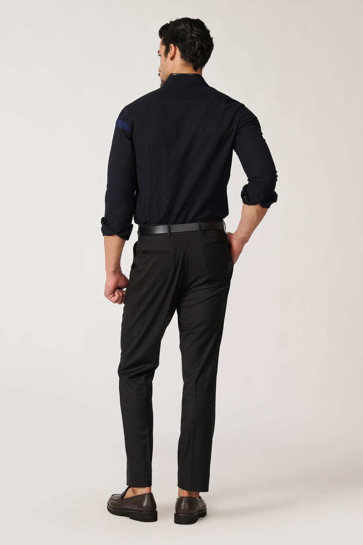 Crested Black Shirt