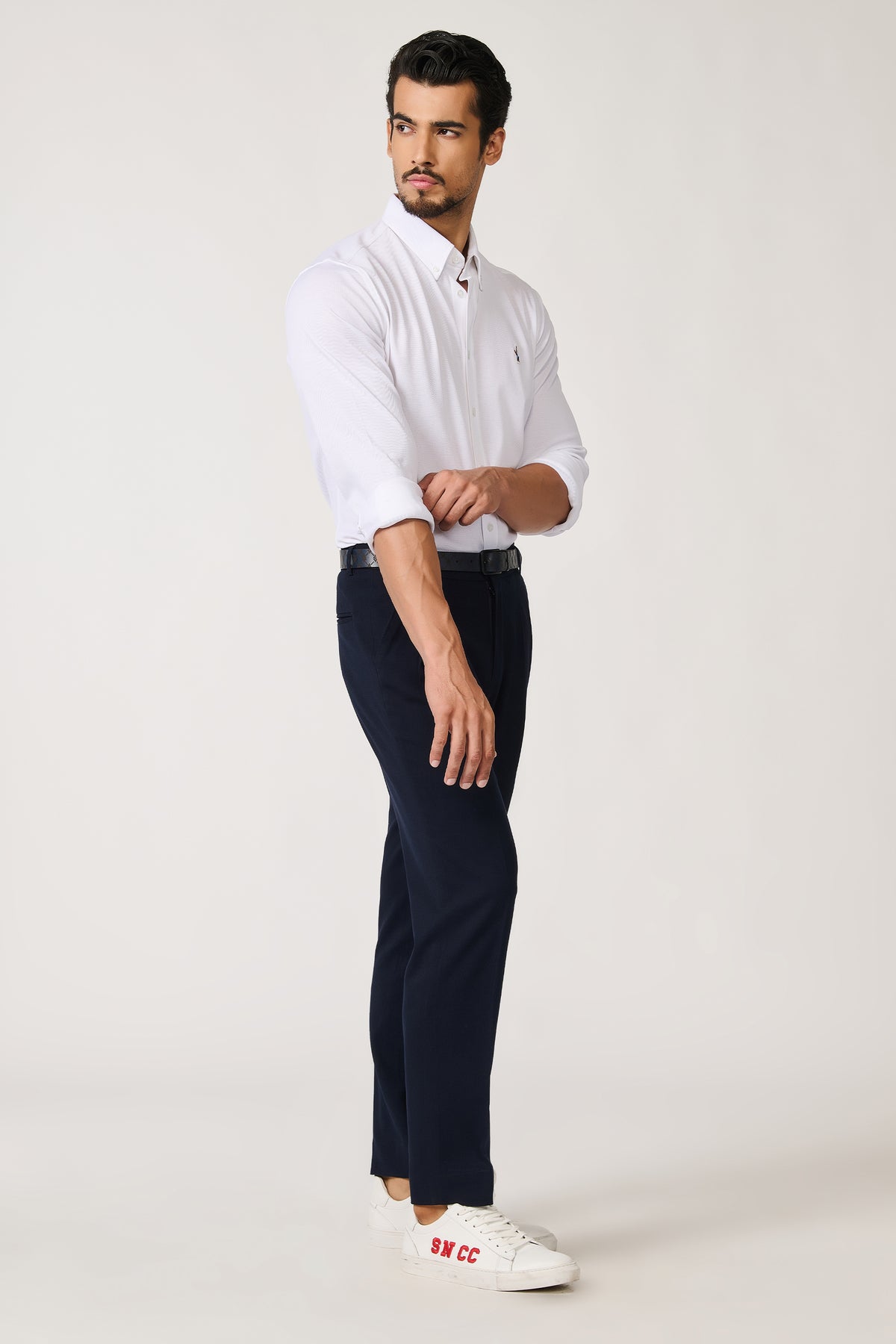 SNCC Off white Pique Knit Shirt