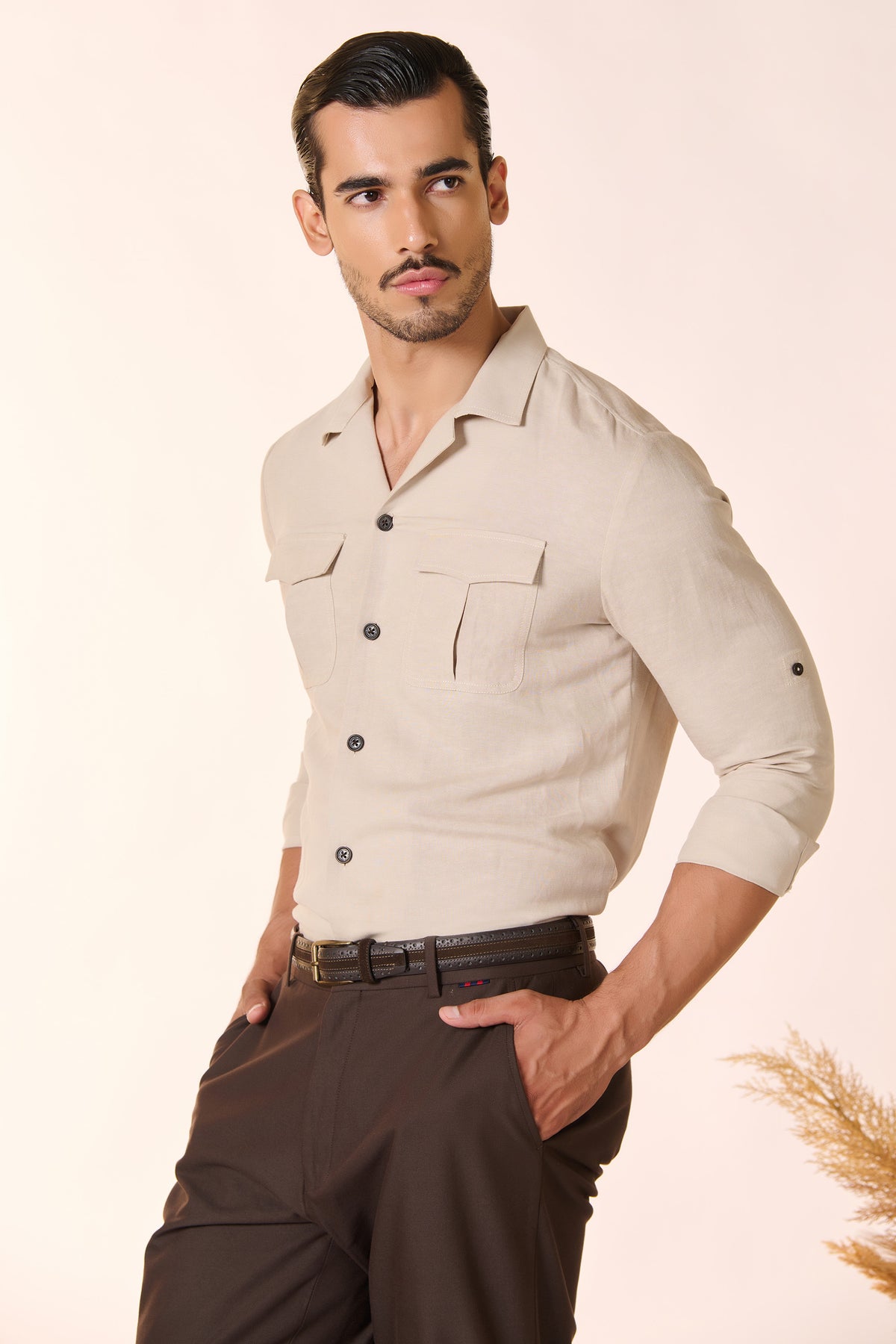 Ecru Utility Shirt
