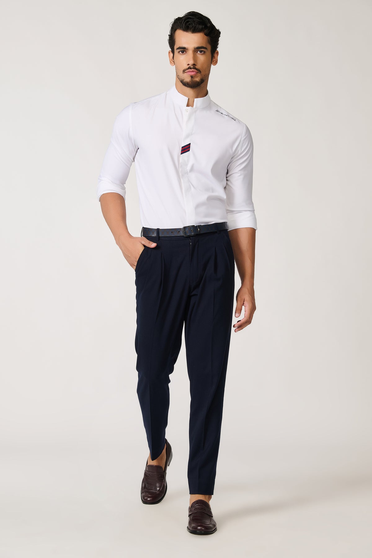 Off-White Band Collar Shirt