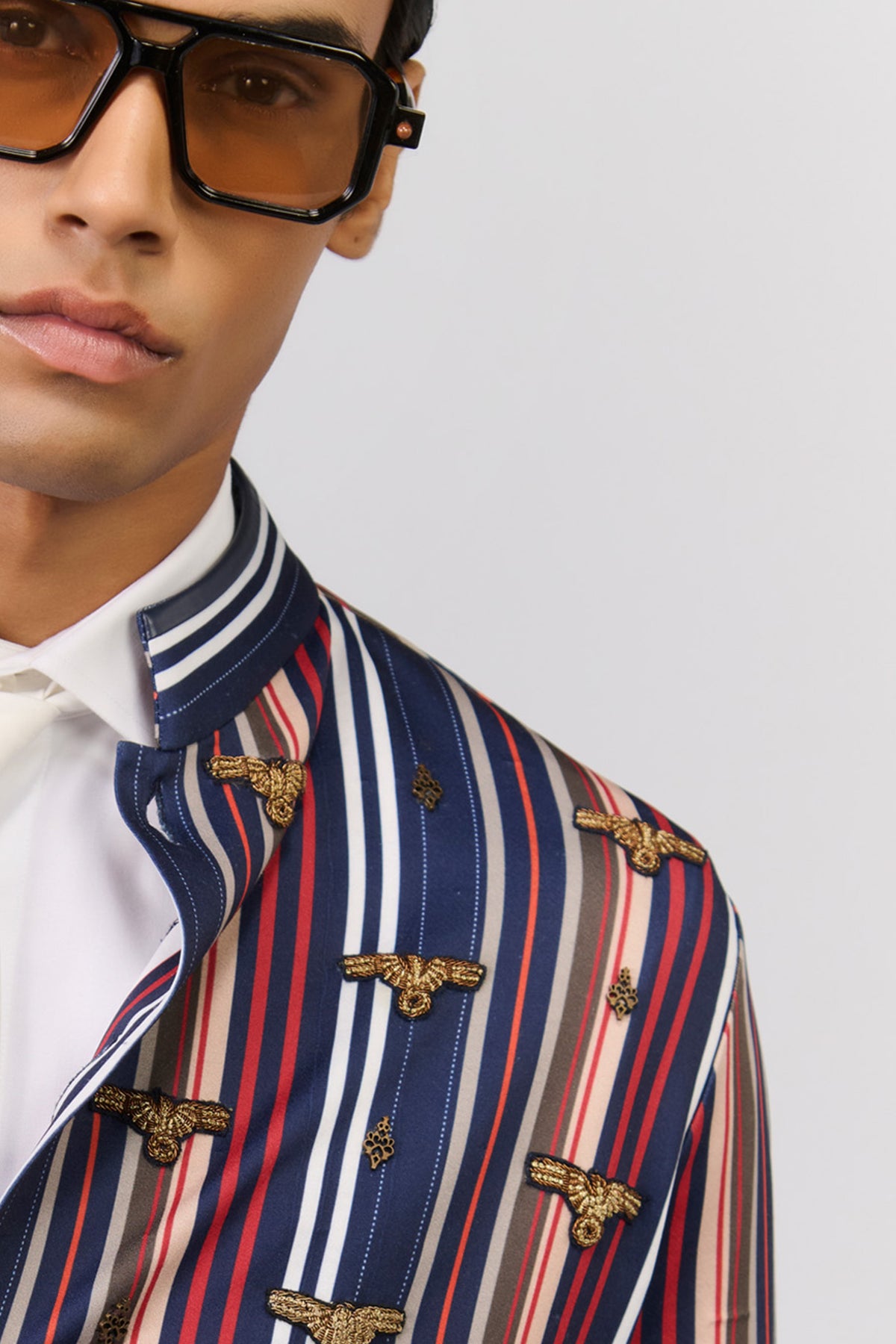 Multi-Coloured Poly Jersey Kurta