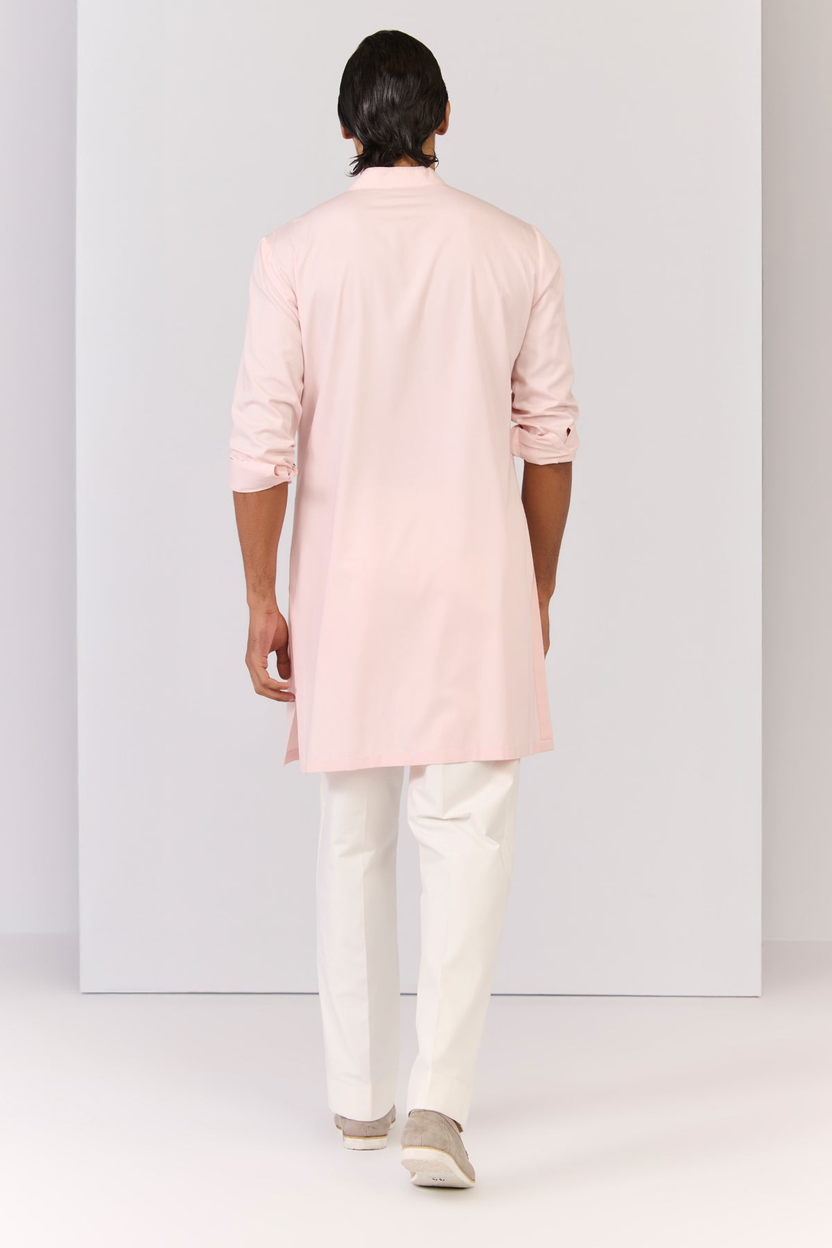 Light Pink Bamboo Cotton Kurta