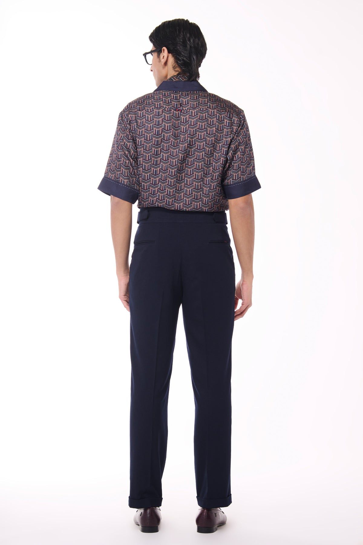 Multi-Hued Silk Twill Shirt
