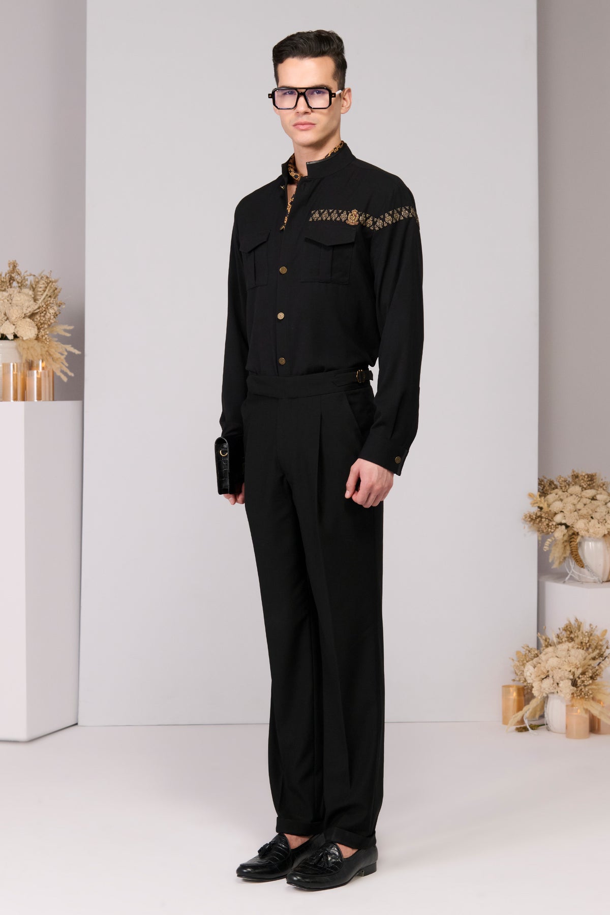 Black Patch Pocket Shirt