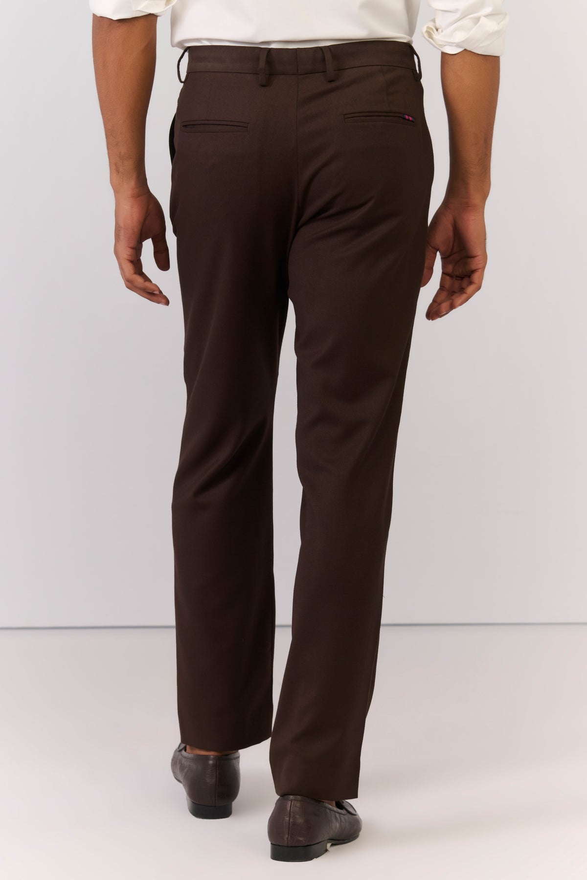 Choco Trousers with S&N Tape Detailing