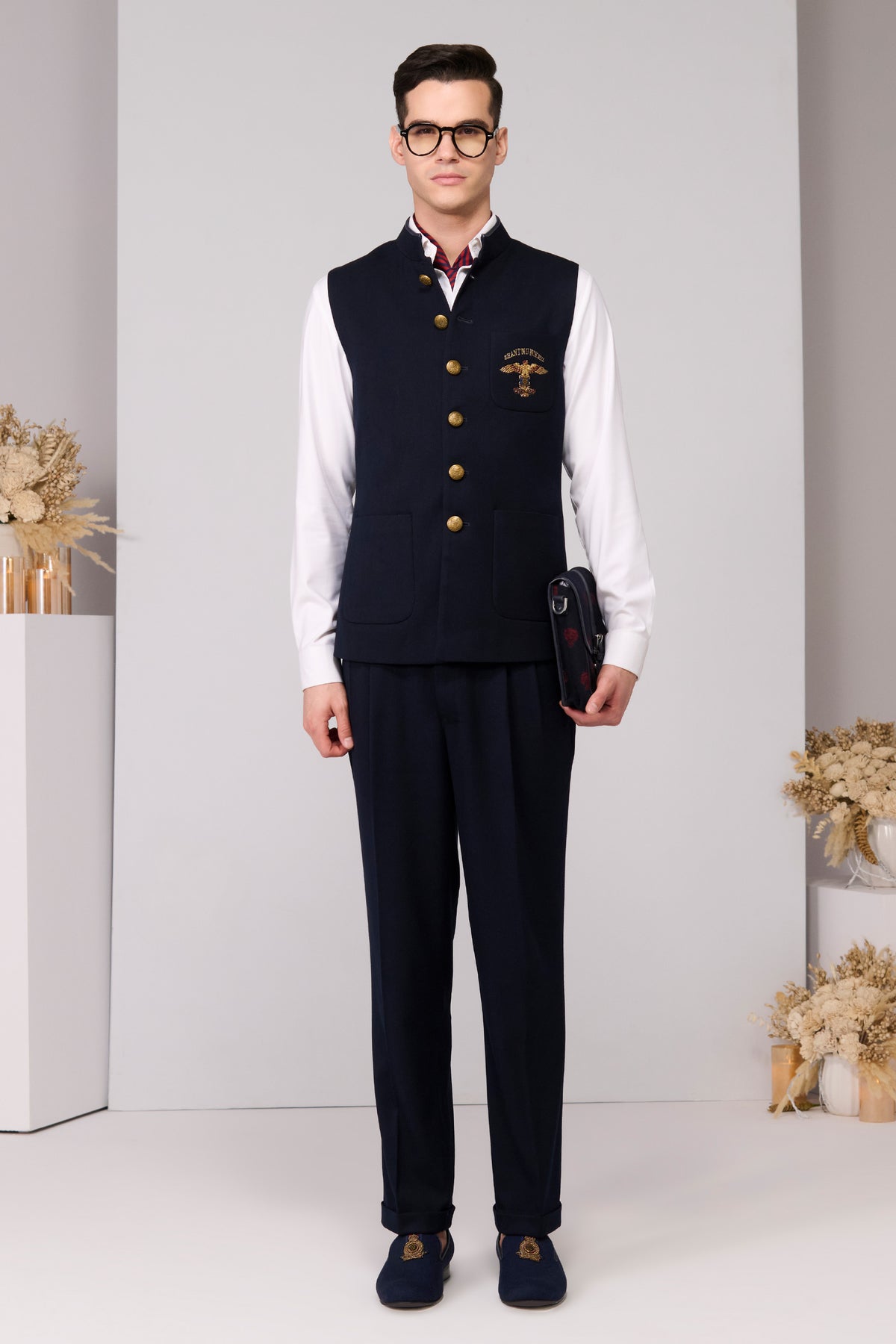 Regal Navy Waistcoat
