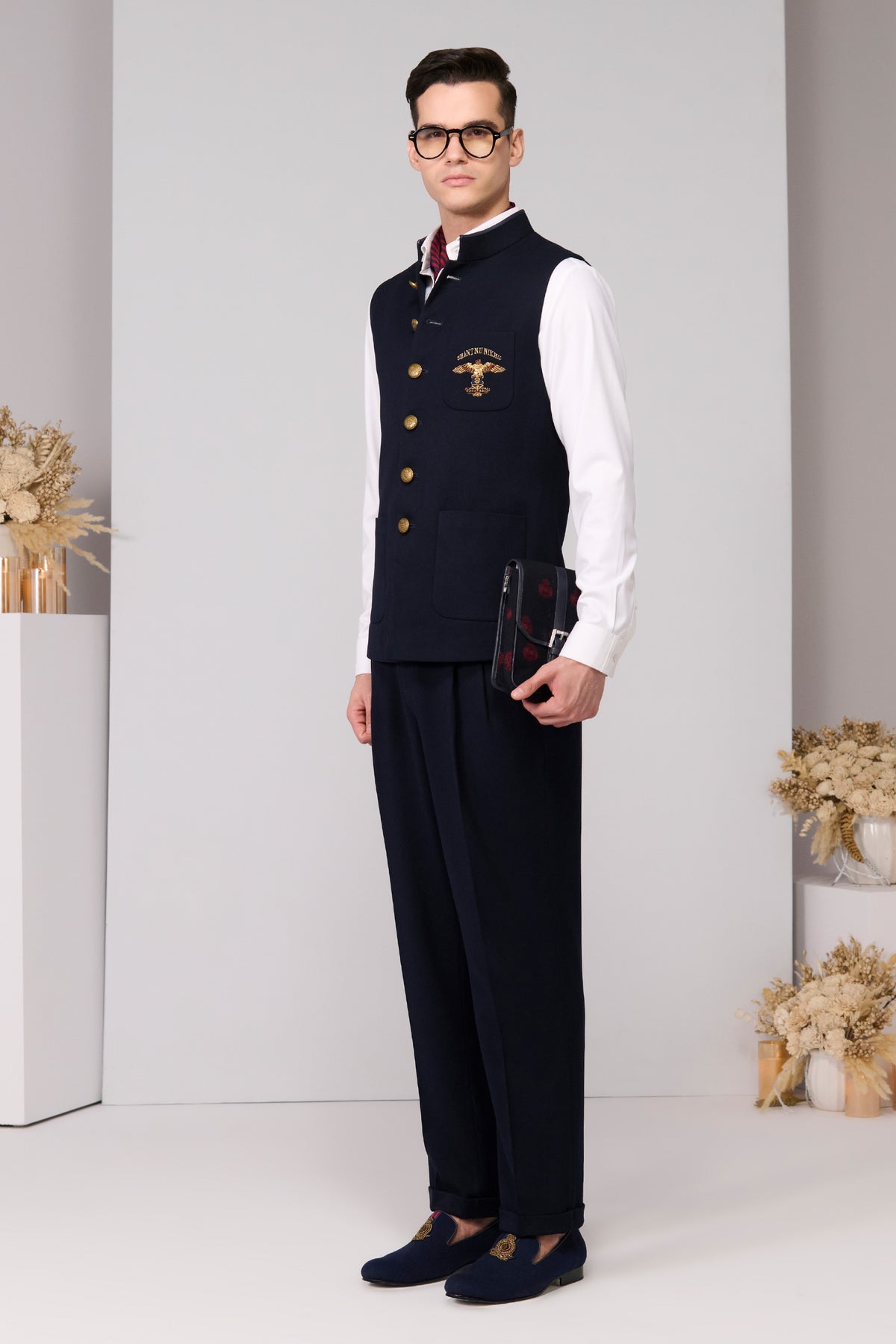 Regal Navy Waistcoat
