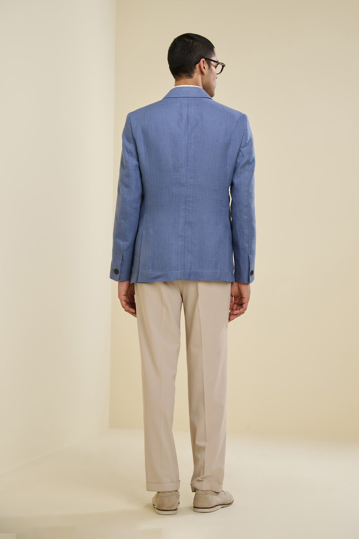 Blue Linen Jacket