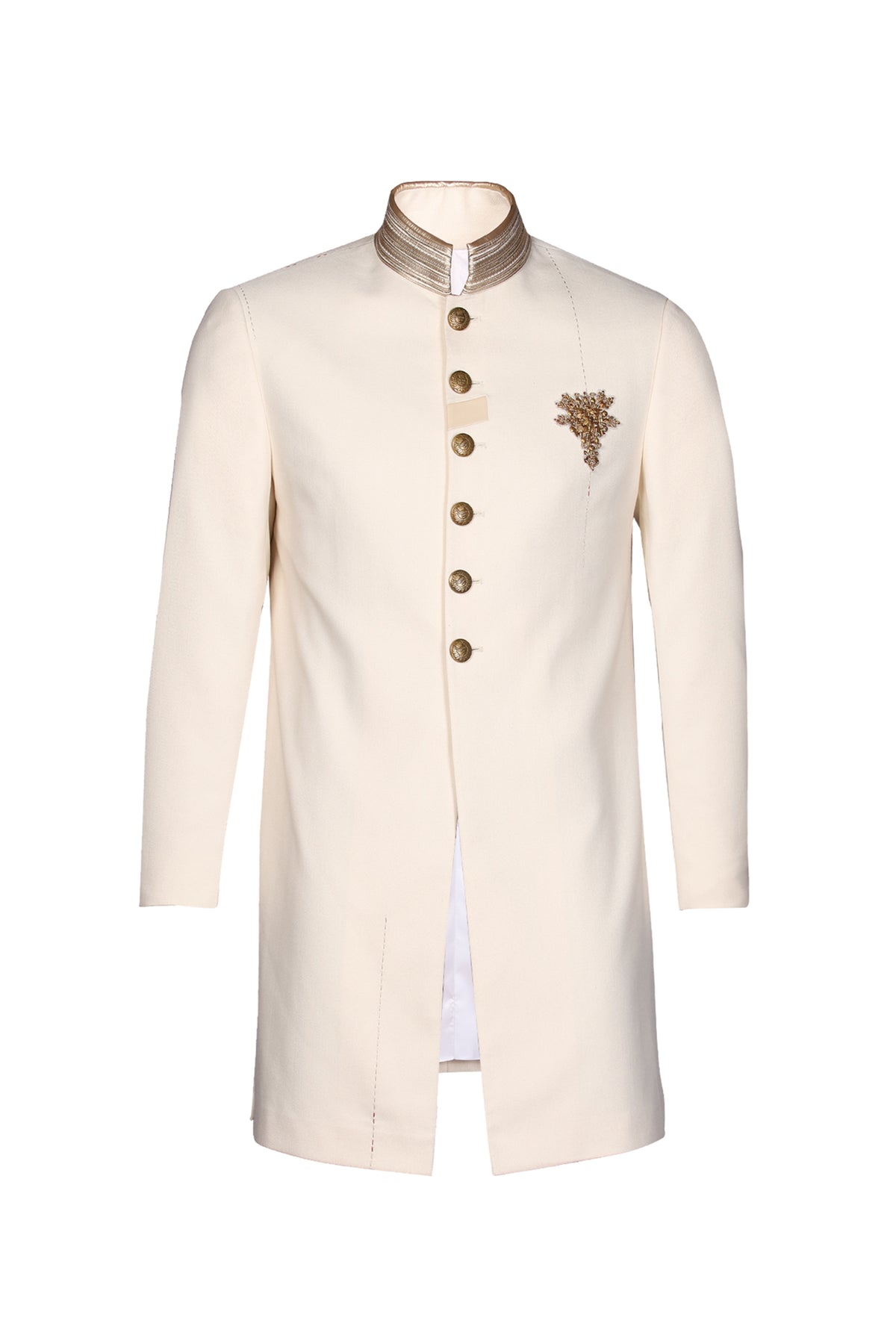 Classic Sherwani with Crest