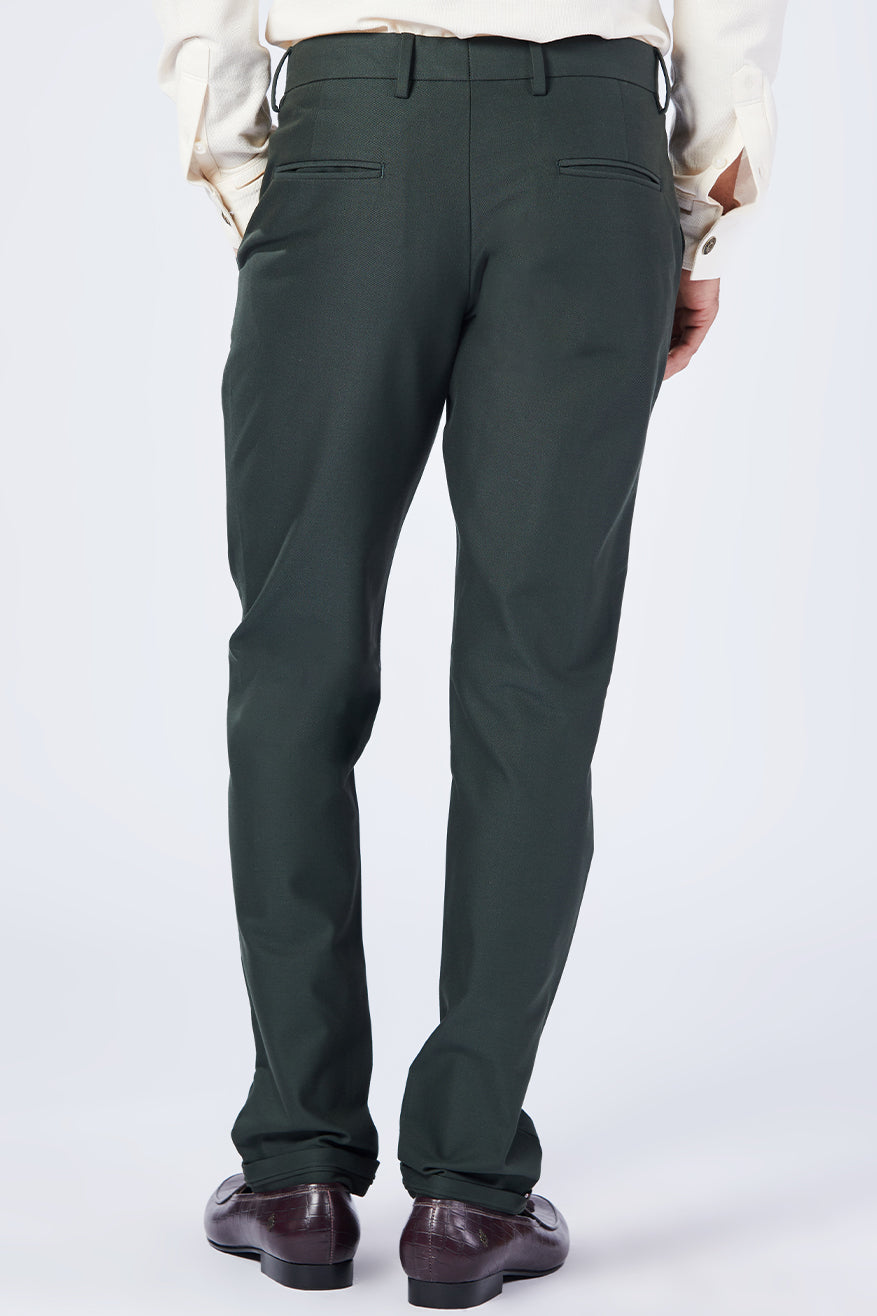 Classic Military Green Trousers with Adamas