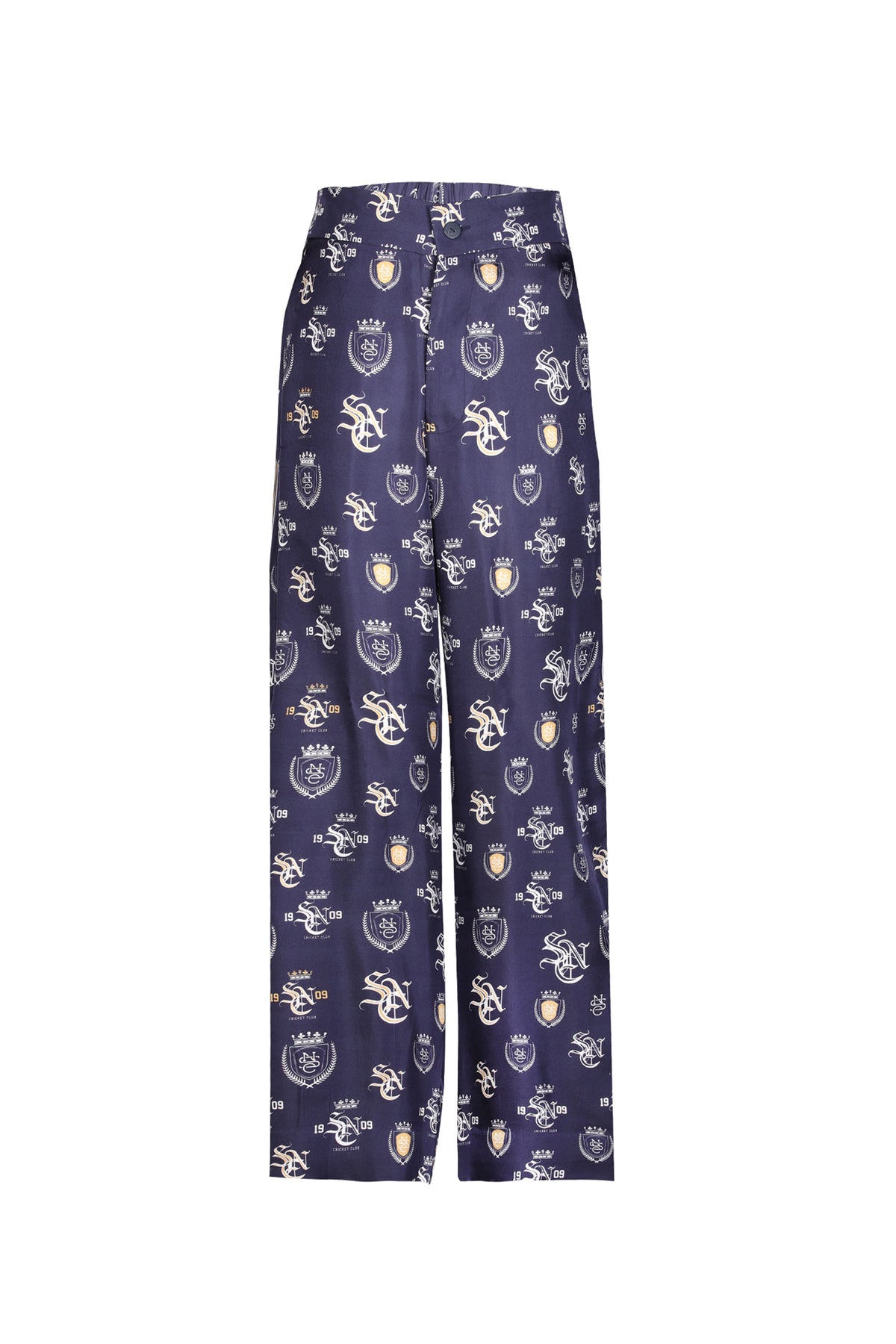 SNCC Navy Twill Silk Trousers