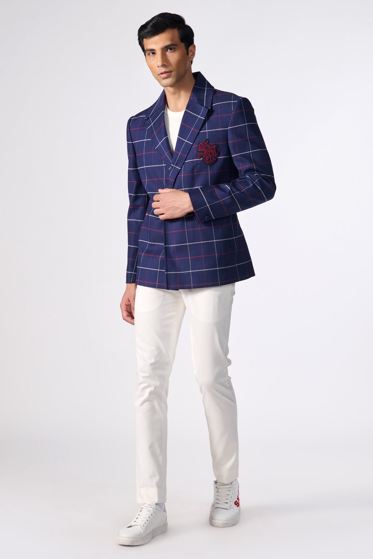 SNCC Double Breasted Check Jacket