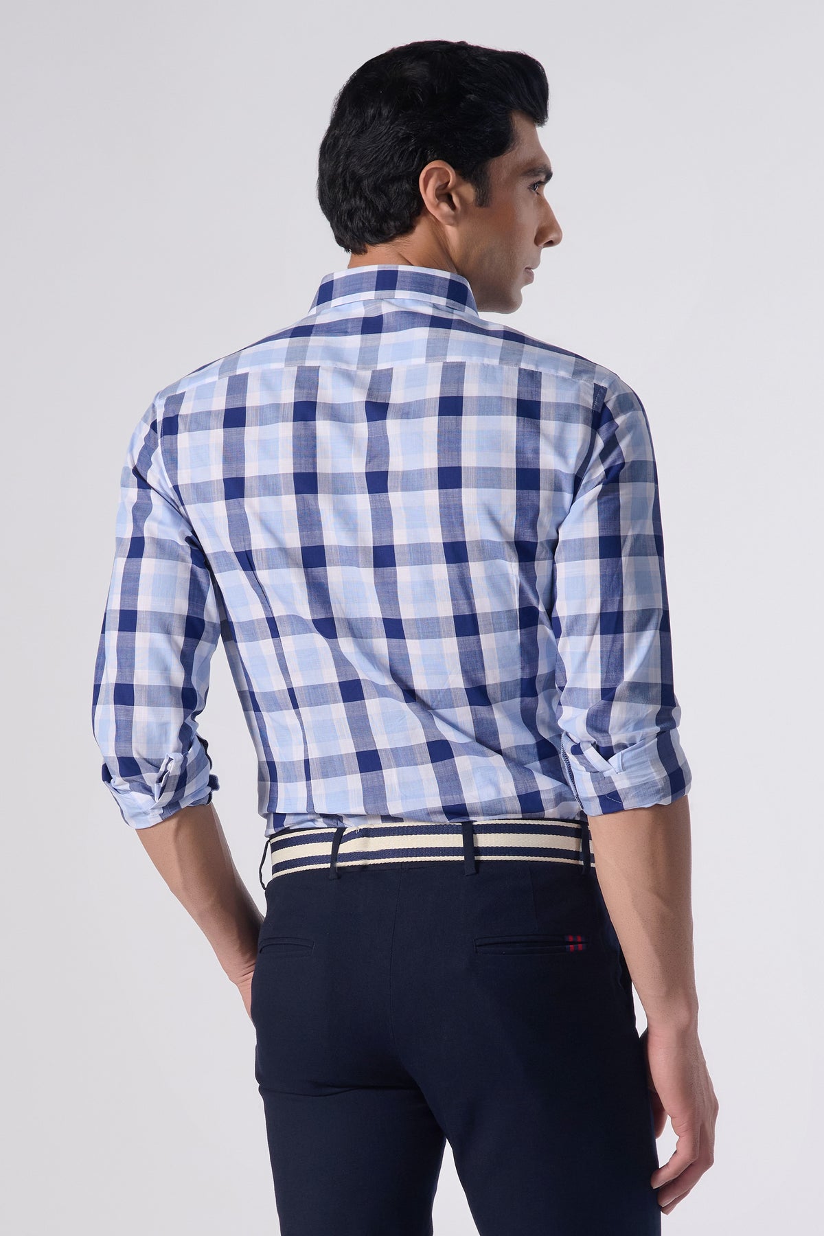 SNCC Plaid Shirt with Batsman Logo