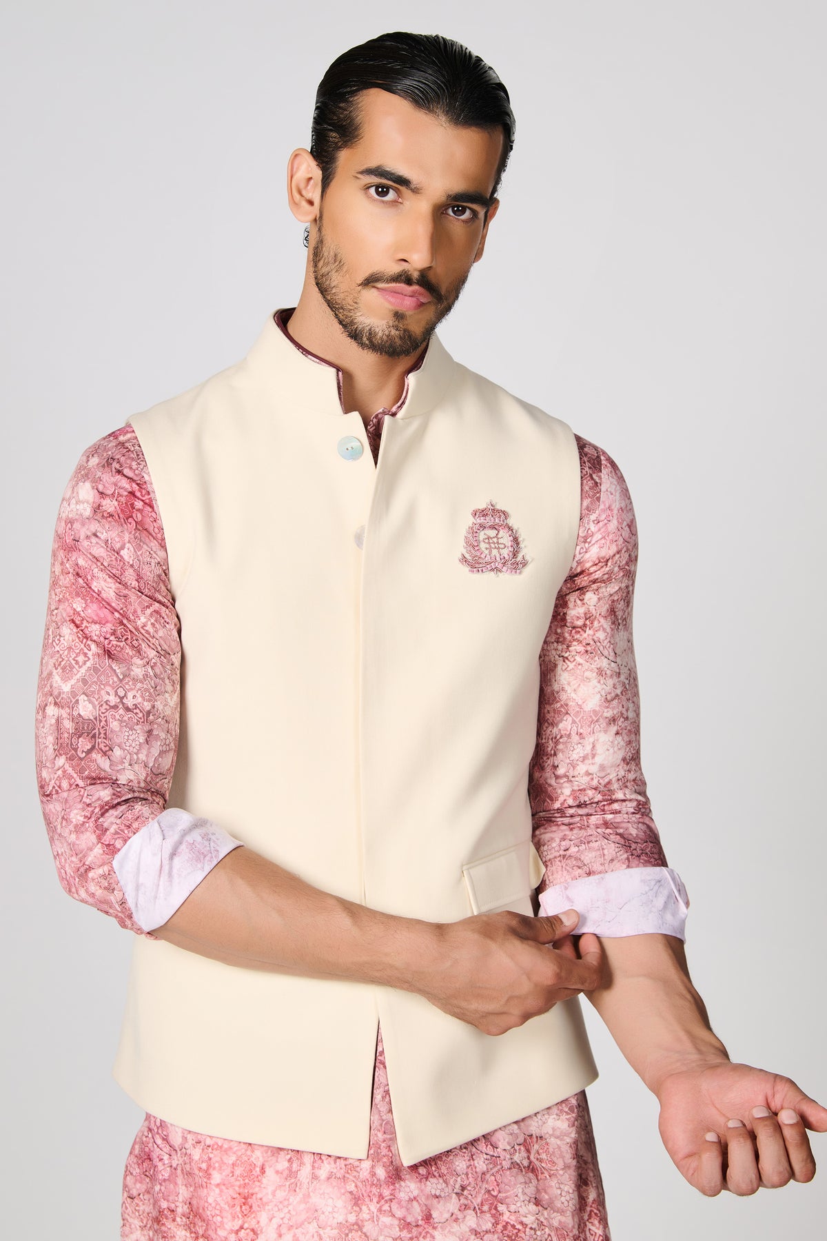 Off-white Crested Waistcoat