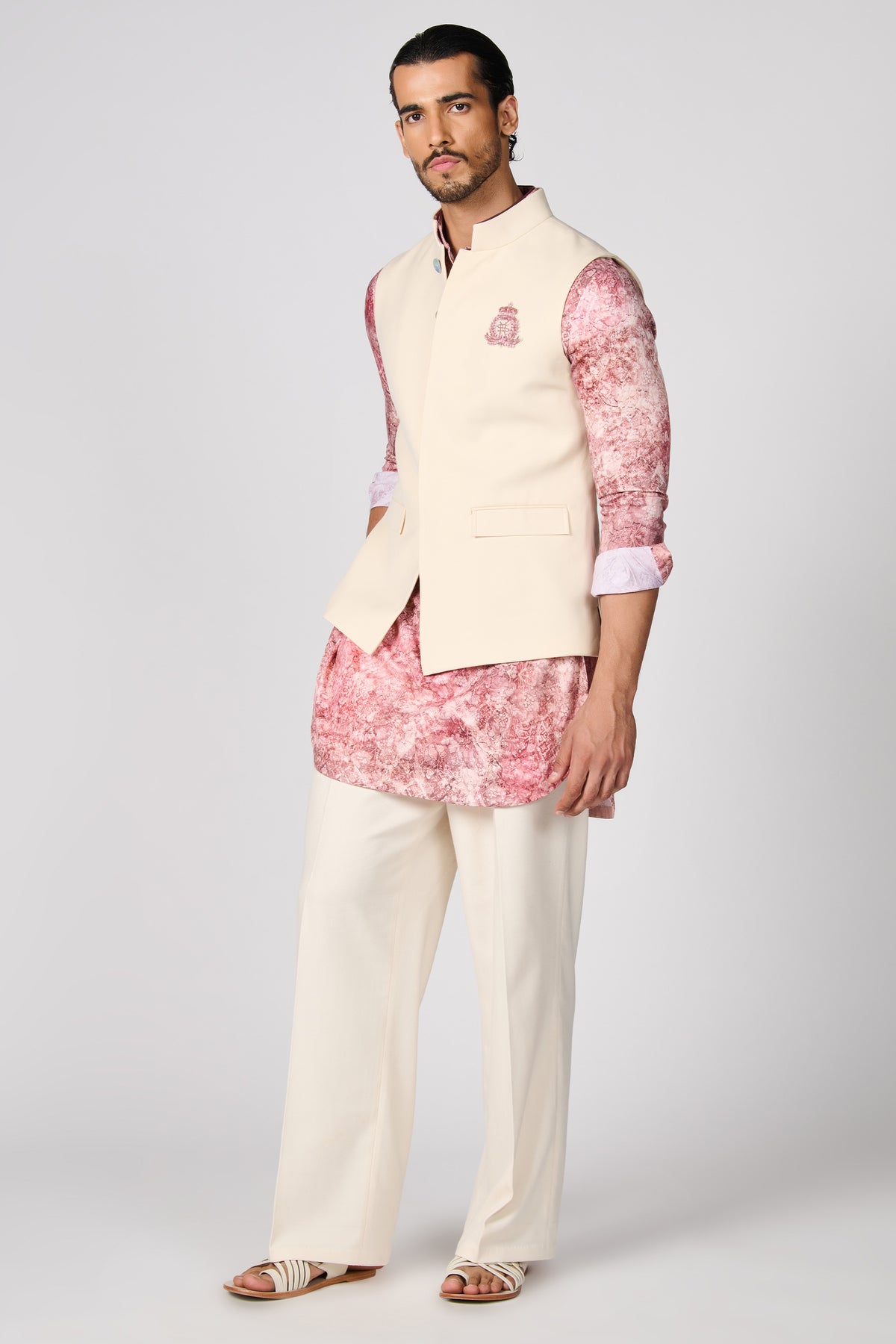 Off-white Crested Waistcoat