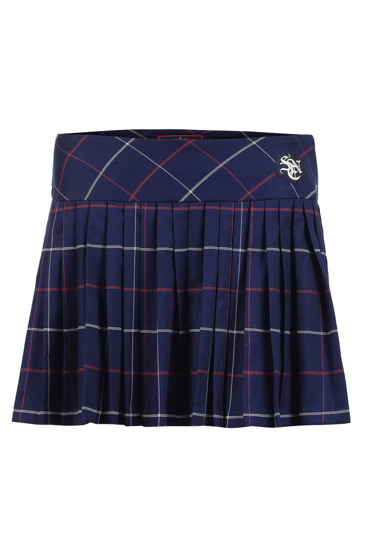 SNCC Plaid Pleated Skirt