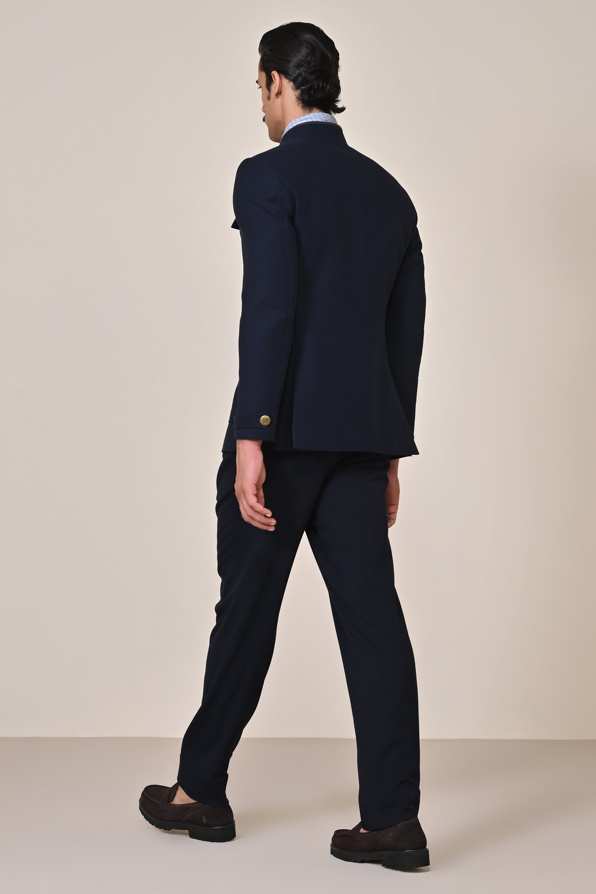 Denim Bandhgala