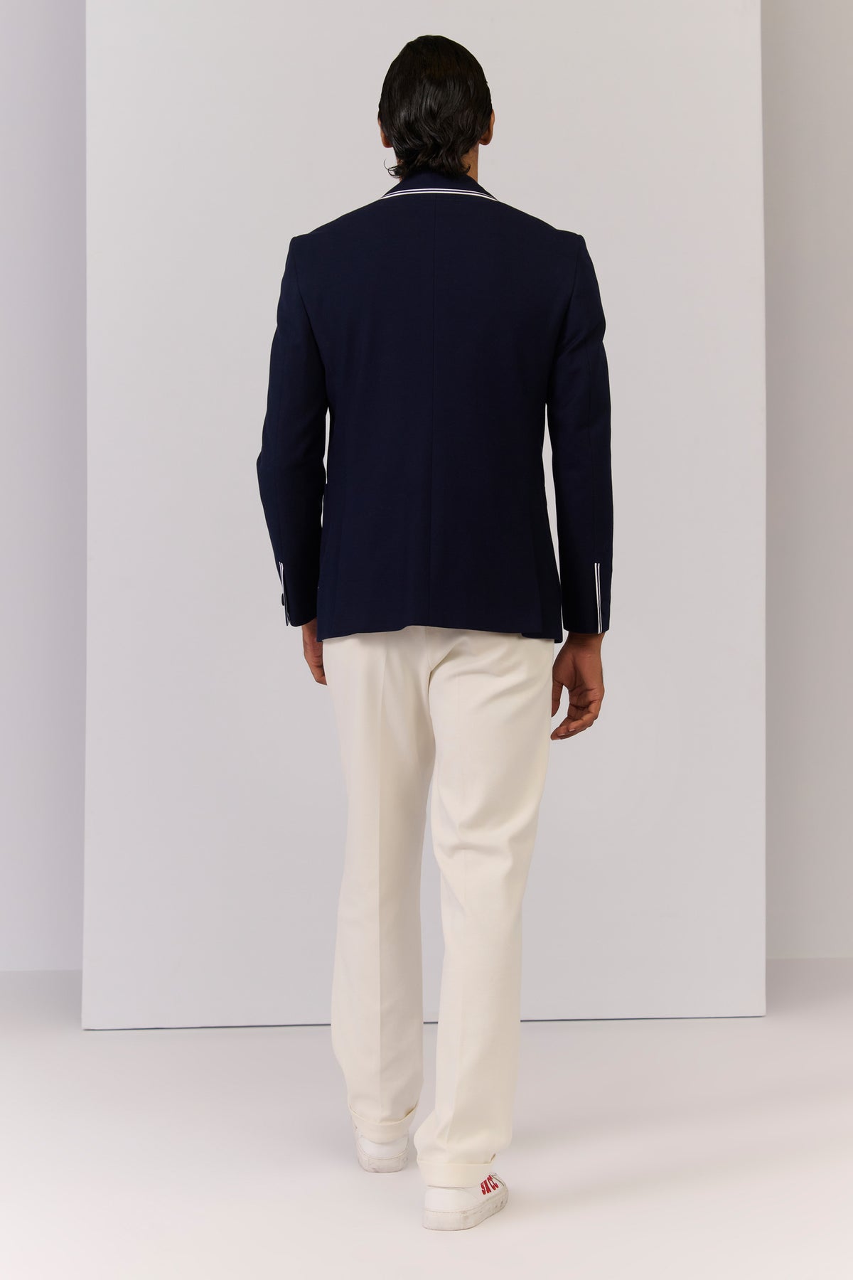 SNCC Navy Jacket with Contrasting Piping