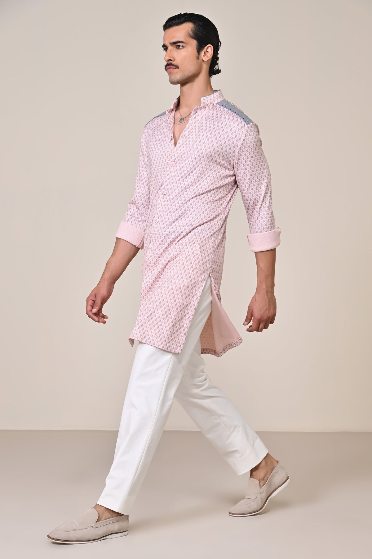 Pink Adamas Printed Kurta