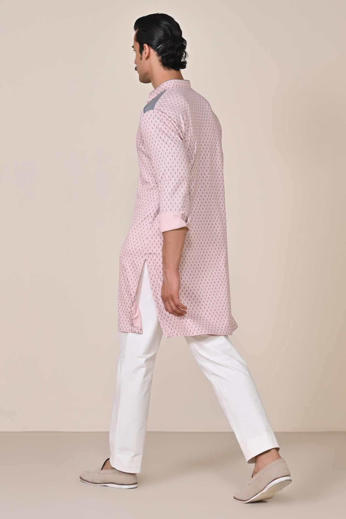 Pink Adamas Printed Kurta