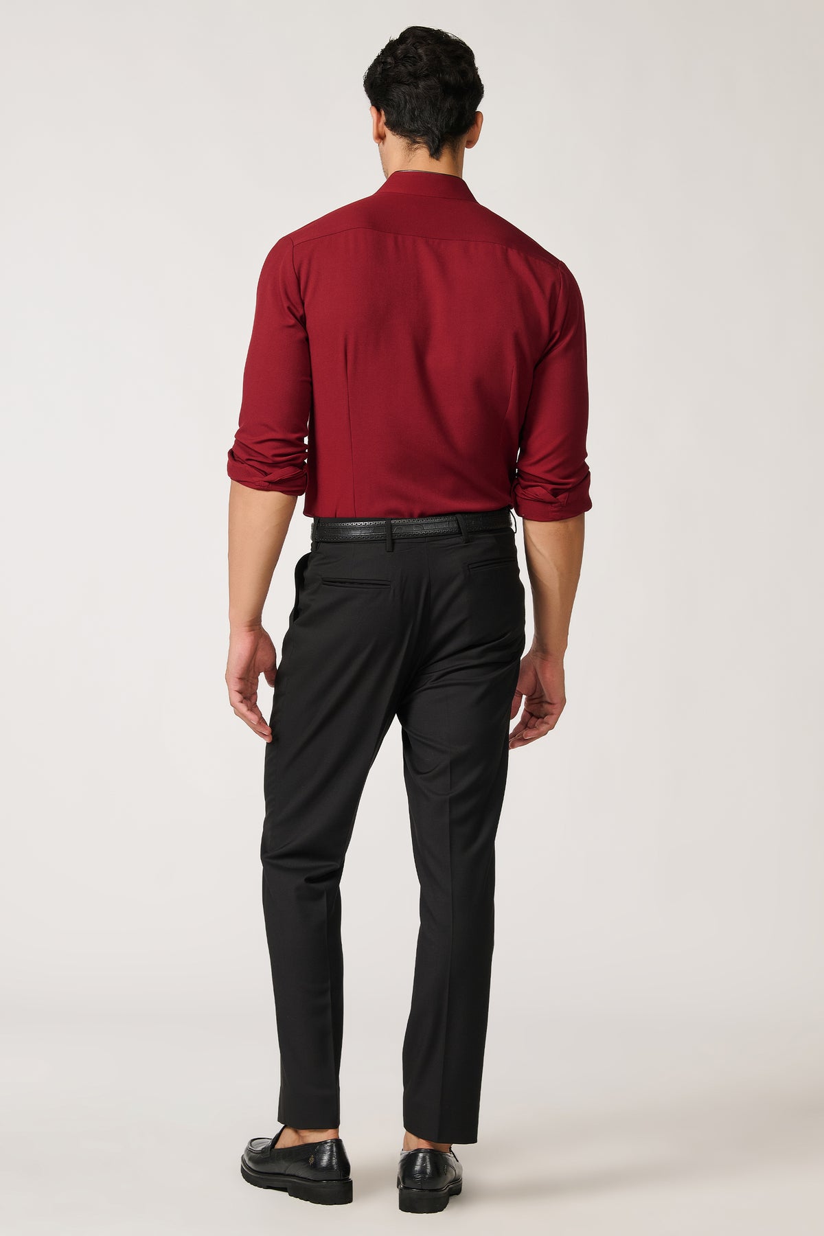 Cherry Band Collar Shirt