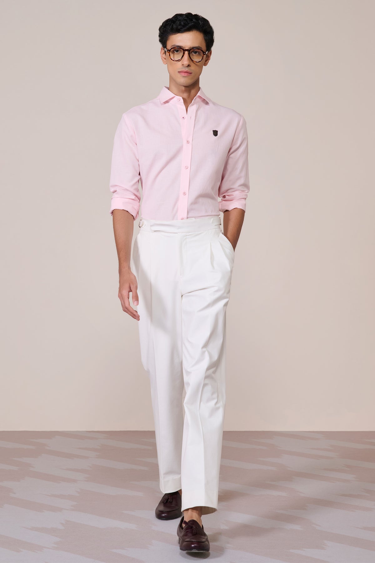 Pink Linen Shirt