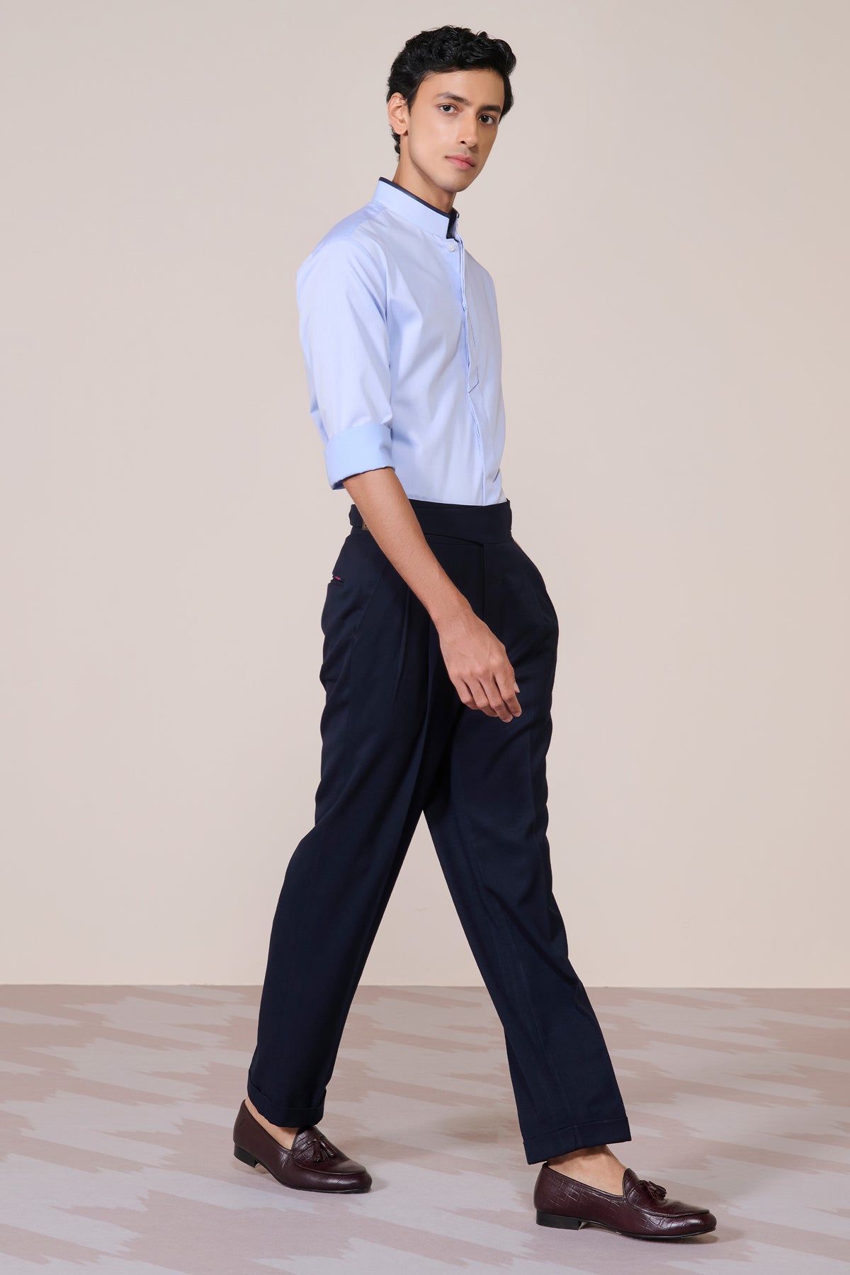 Light Blue Eagle Crested Shirt