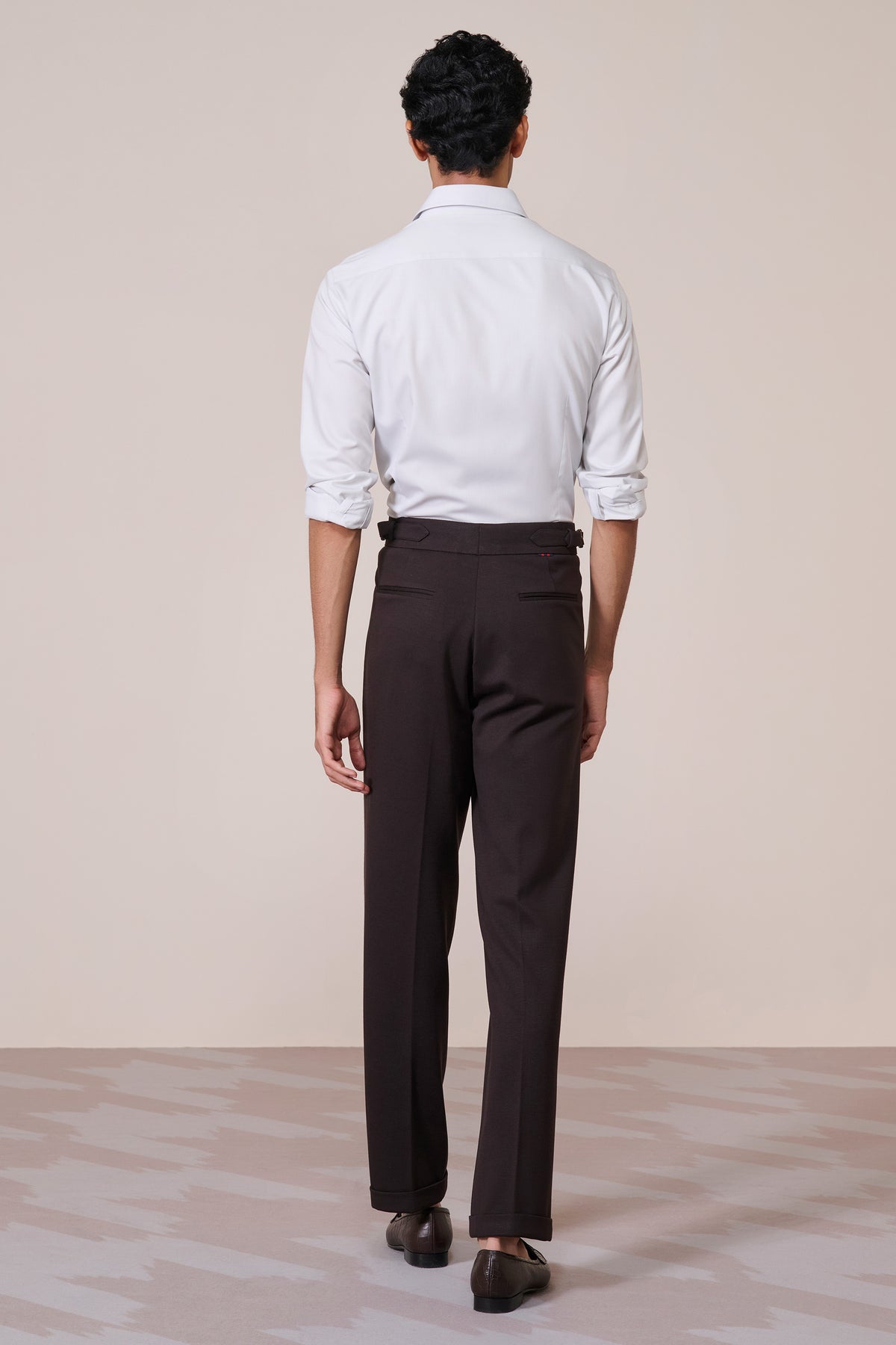 Light Grey Shirt with Embroidered Crest