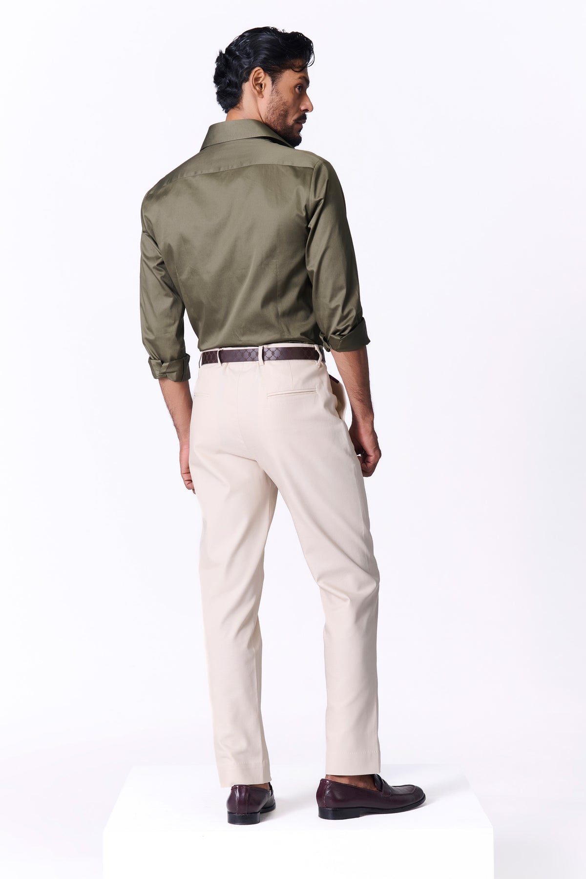 Signature Adamas Olive Shirt