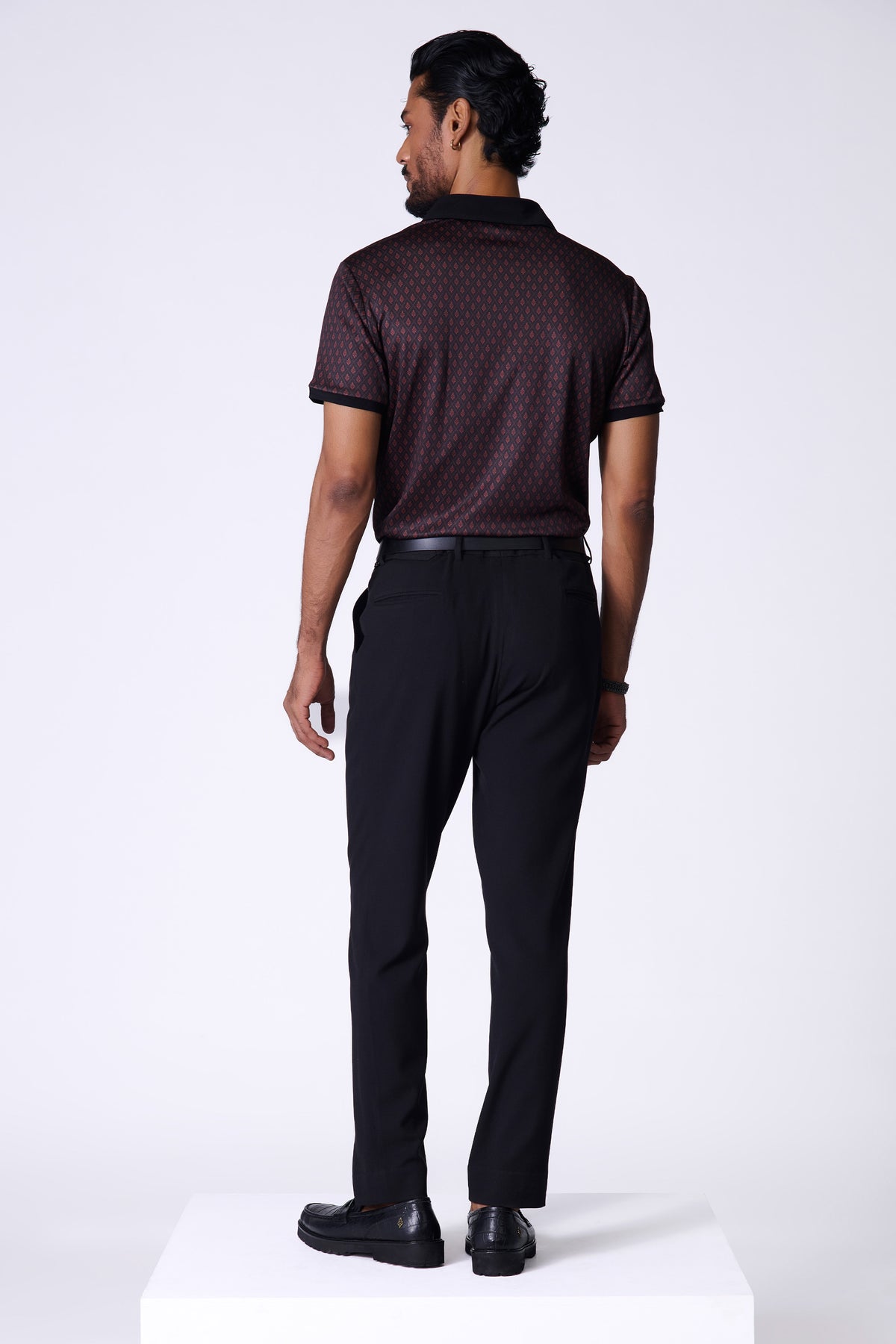 Black Adamas Printed T-Shirt