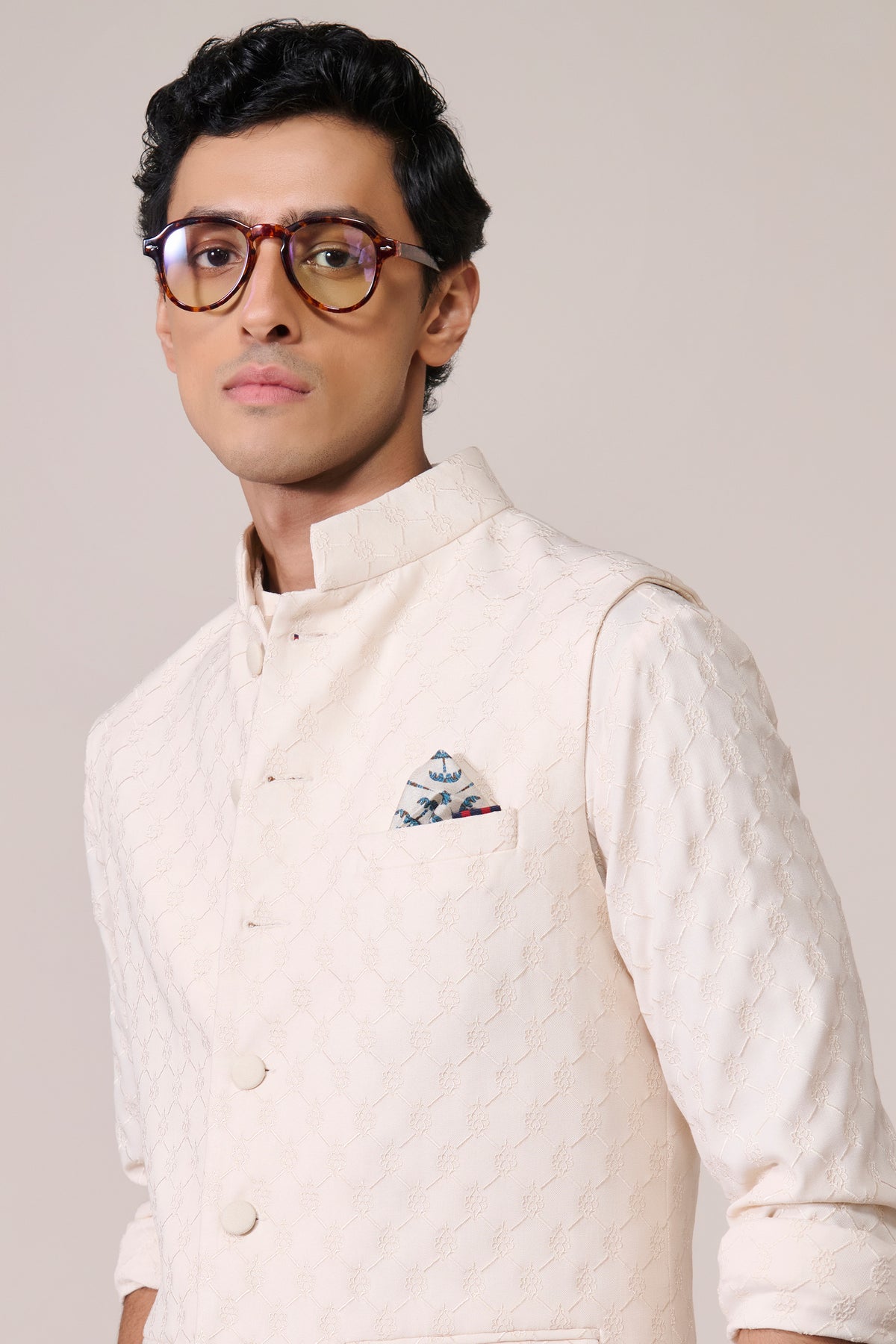 Off White Adamas Embroidered Waistcoat