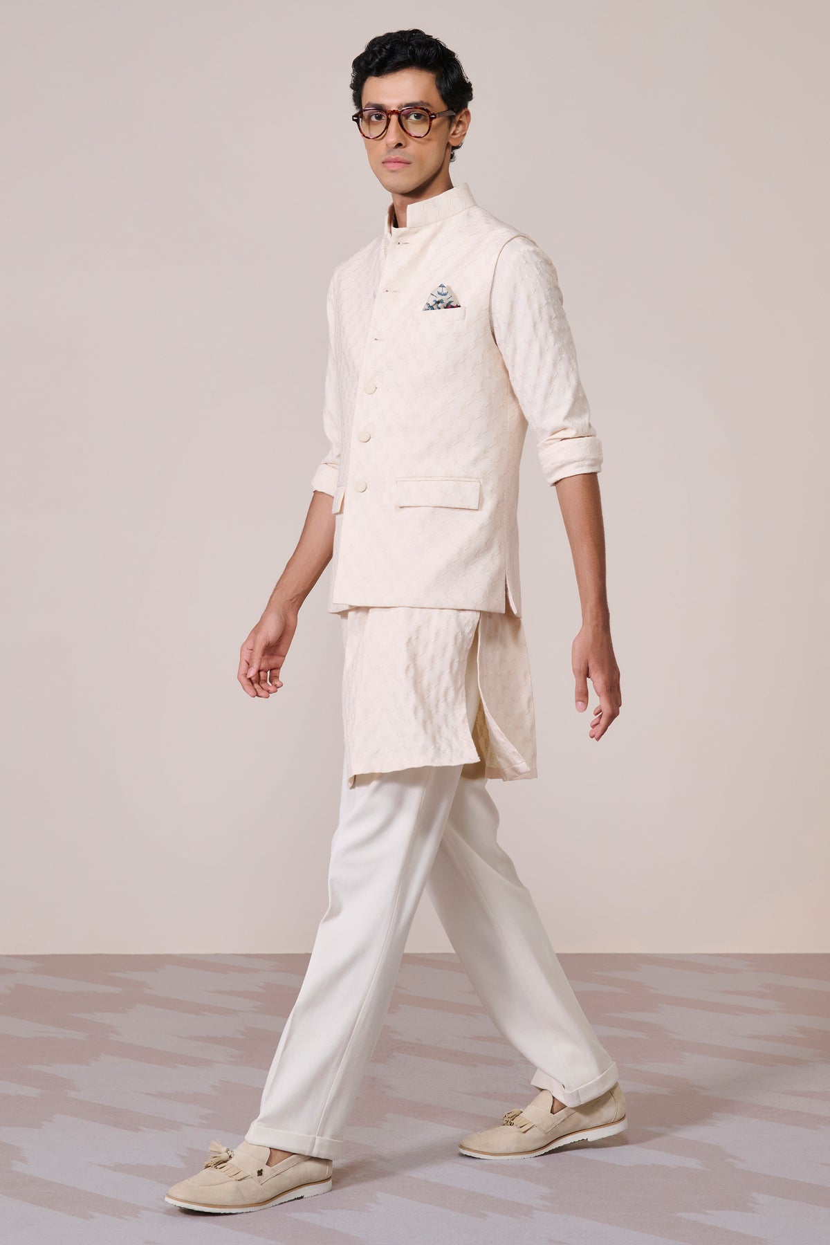 Off White Adamas Embroidered Waistcoat