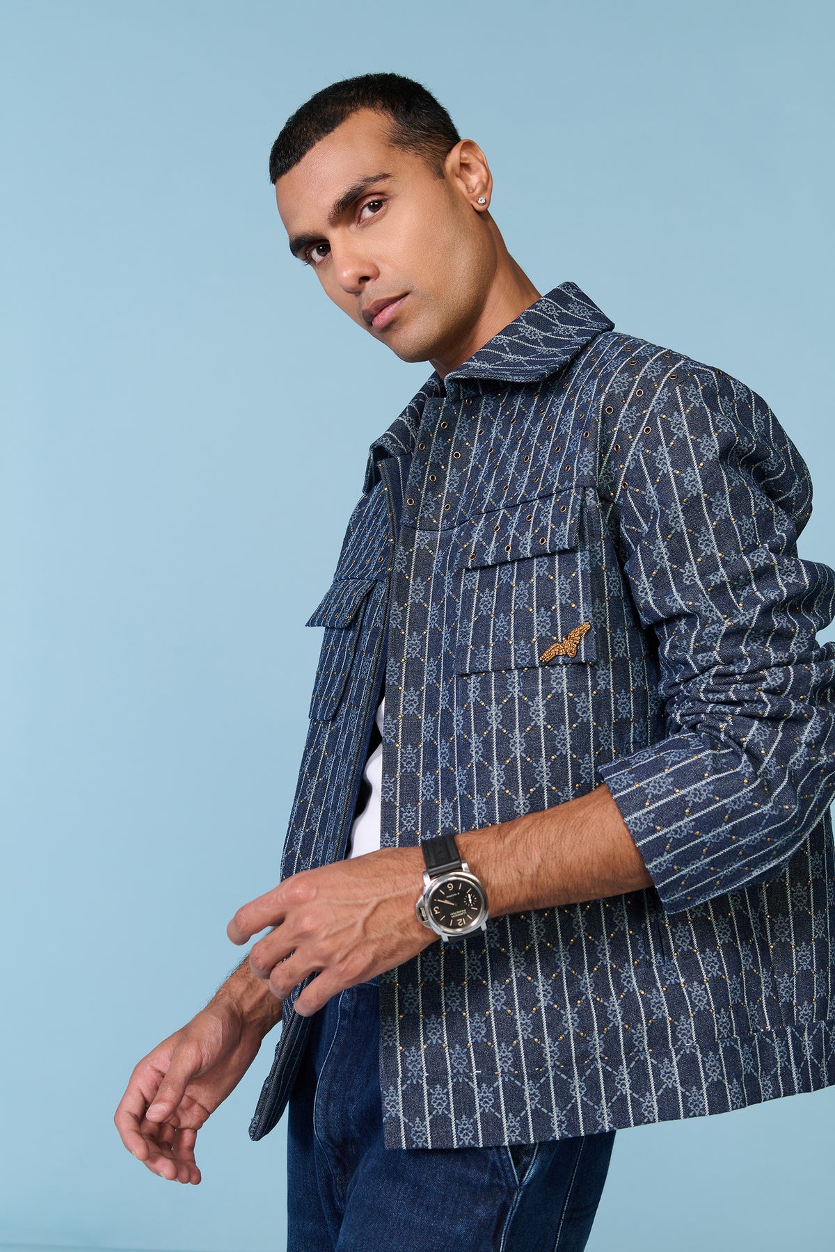 Denim Adamas Etched Layering