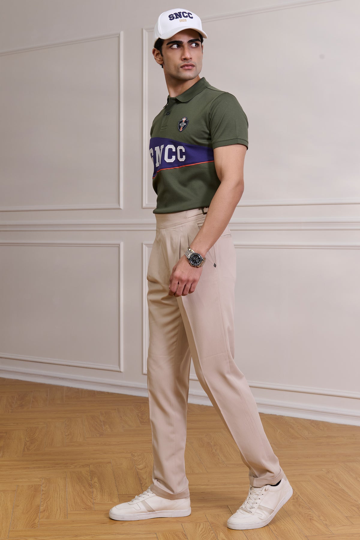 SNCC Olive Colour Block Yorker