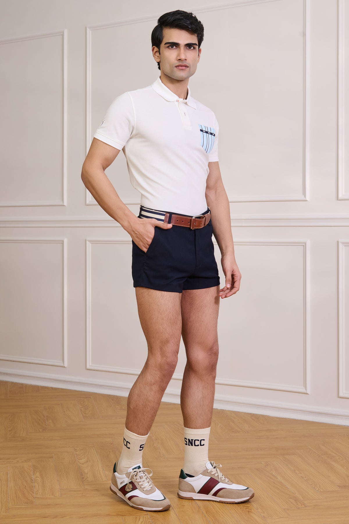 SNCC White Supima Cotton Yorker