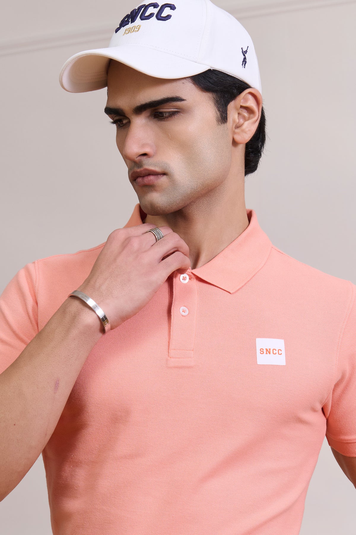 SNCC Peach Supima Cotton Yorker